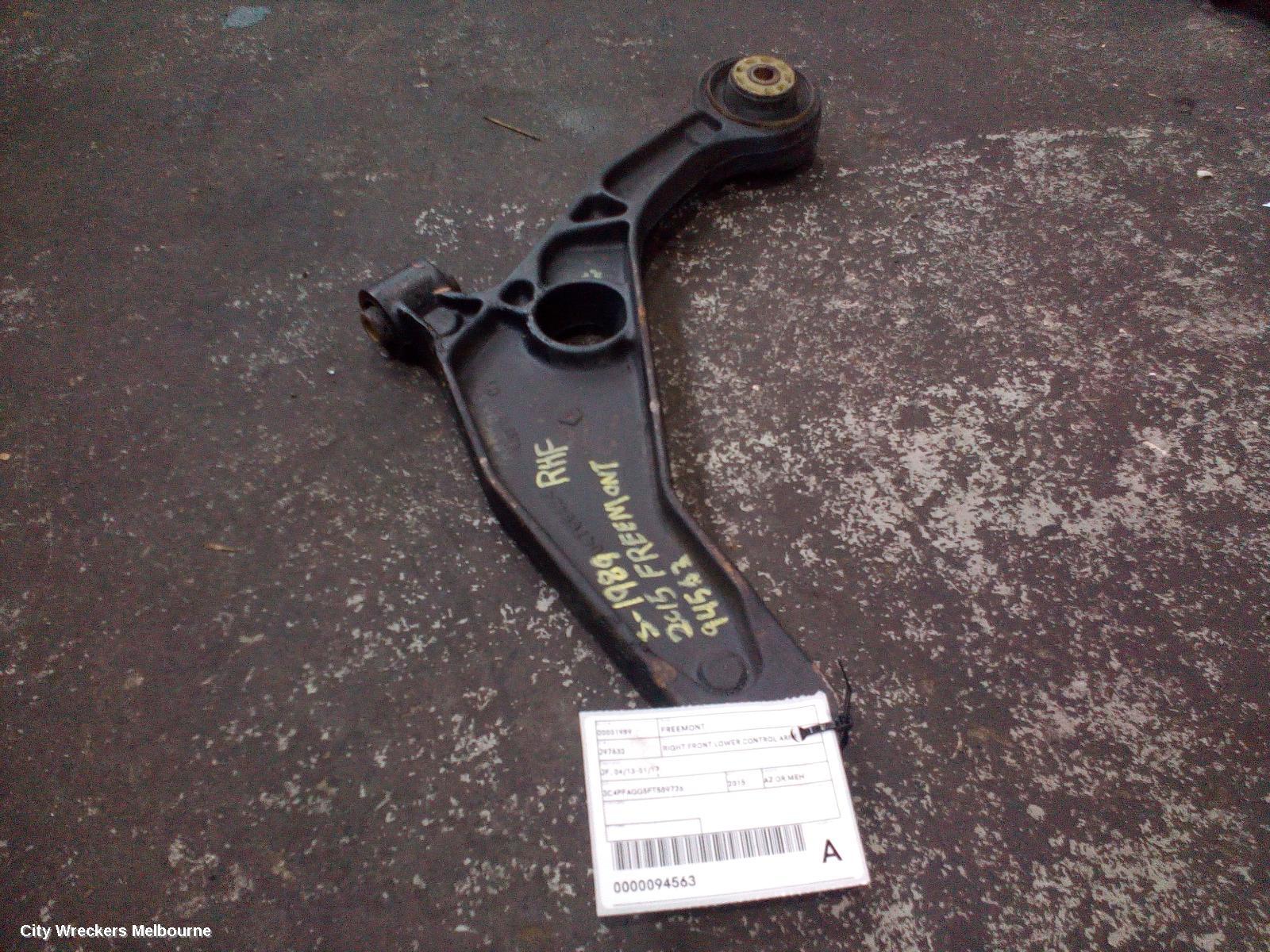 FIAT FREEMONT RIGHT FRONT LOWER CONTROL ARM, JF, 04/2013 - 01/2017 - Image 1