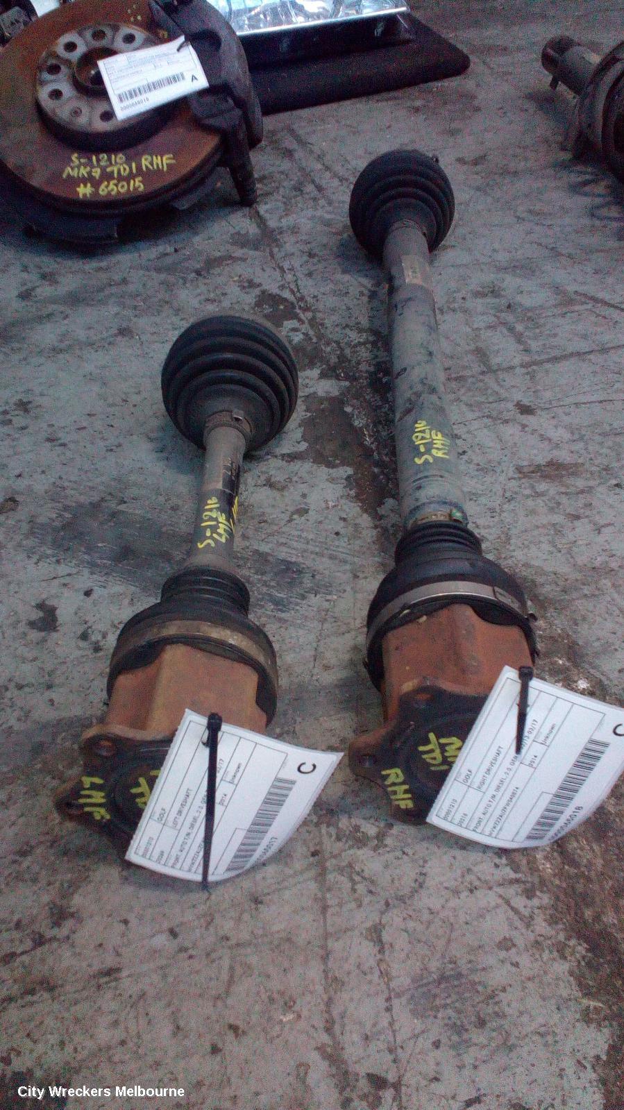 VOLKSWAGEN GOLF LEFT DRIVESHAFT, FRONT, AUTO T/M, DIESEL, 2.0, GEN 7, 03/2013 - 03/2017 - Image 3