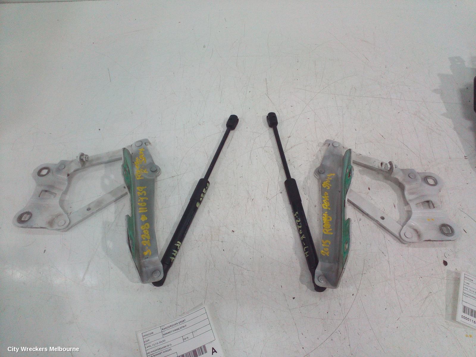 LAND ROVER RANGEROVER SPORT BONNET HINGE/STRUT, L494, 12/2013 - 04/2022 - Image 2
