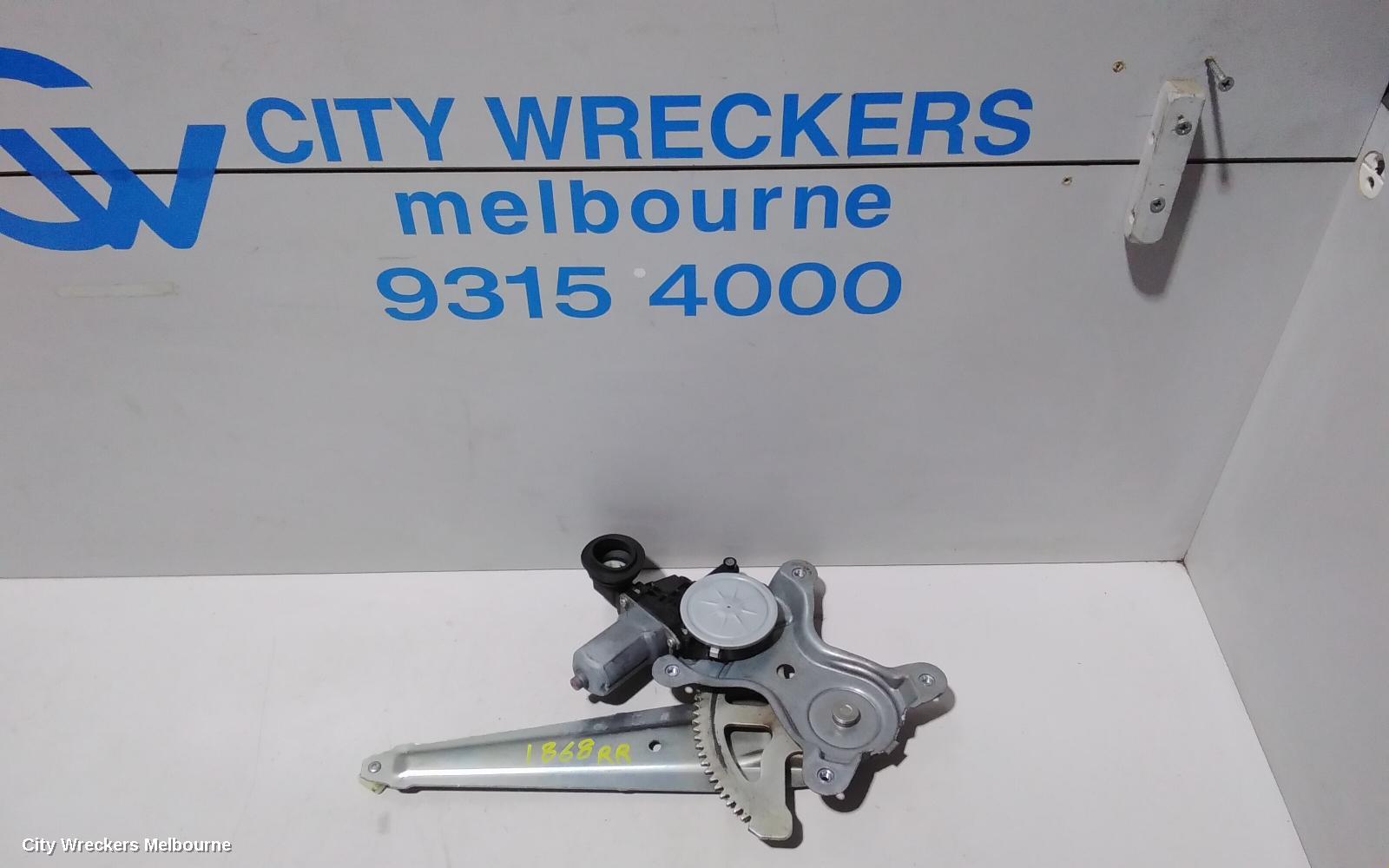 TOYOTA CAMRY RIGHT REAR WND REG/MOTOR, ASV50/AVV50, POWER, 12/2011 - 10/2017 - Image 1
