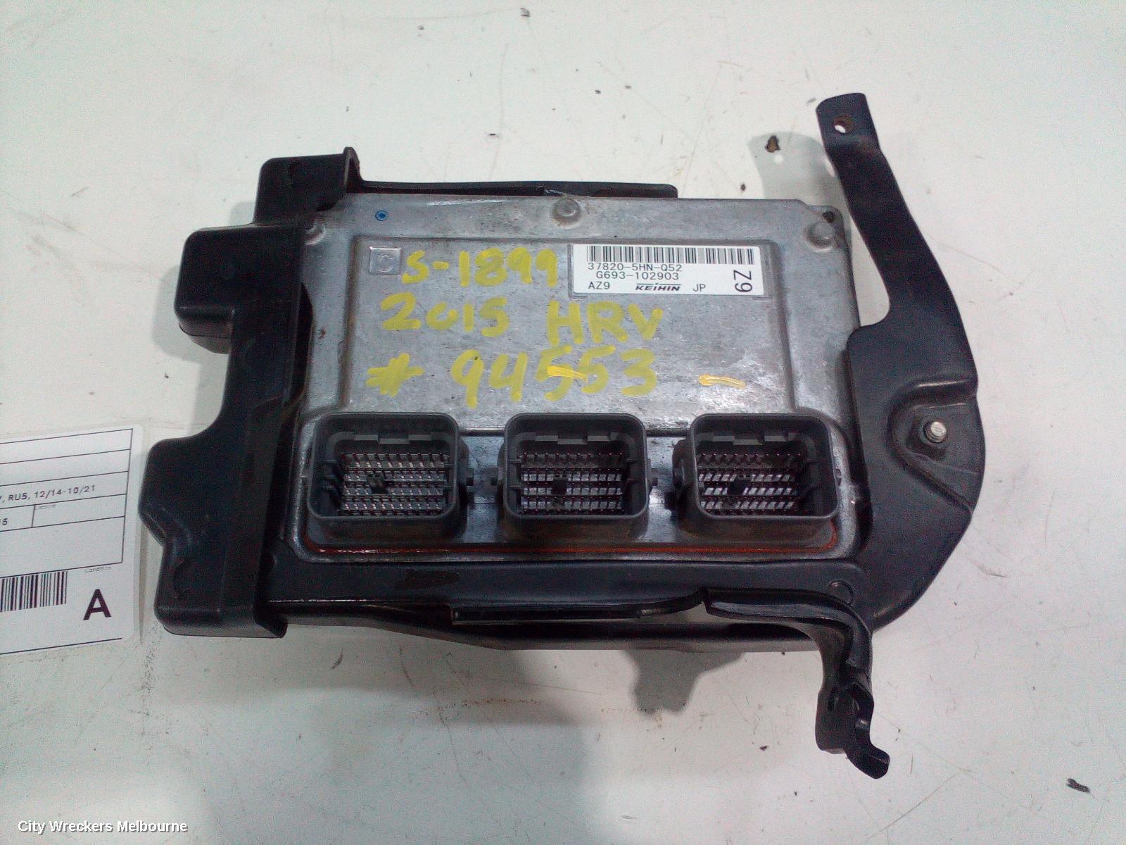 HONDA HRV ECU, ENGINE ECU, 1.8, PETROL, ECU ONLY, RU5, 12/2014 - 10/2021 - Image 2