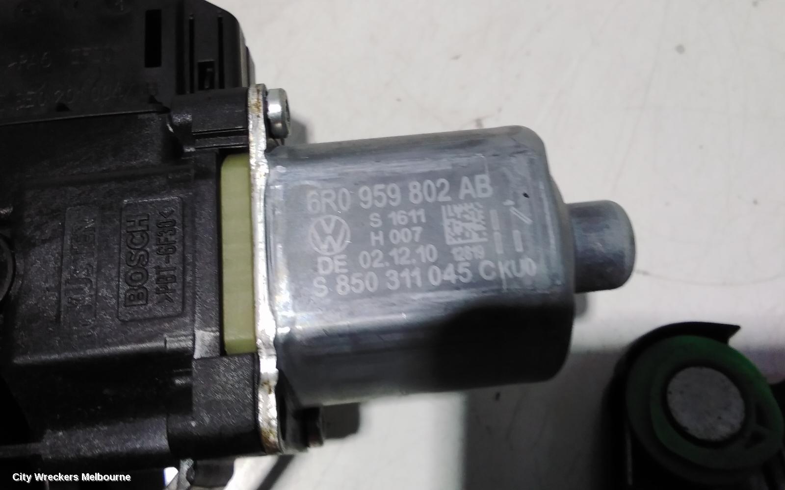 VOLKSWAGEN POLO RIGHT FRONT WINDOW REG/MOTOR, 6R, POWER, 5DR HATCH, 05/2010 - 05/2014 - Image 3