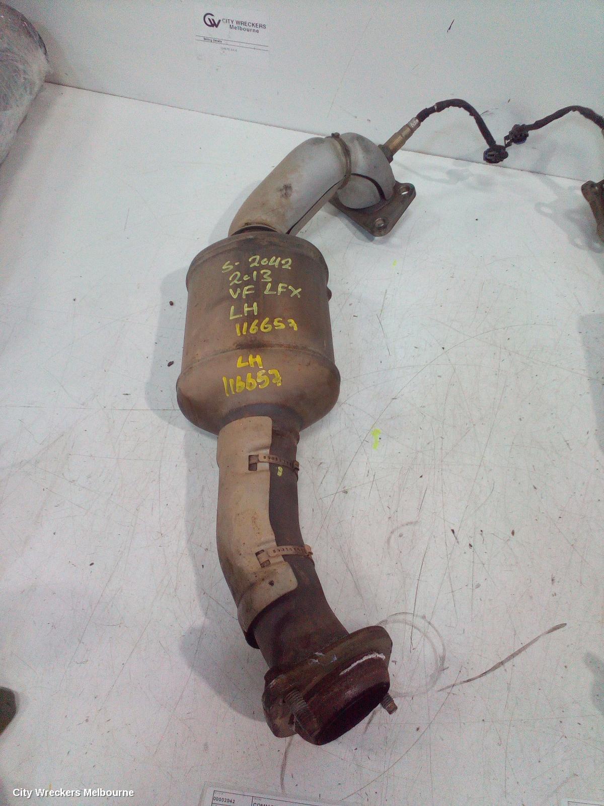HOLDEN COMMODORE CATALYTIC CONVERTER, MANIFOLD-CAT TYPE, 3.6, LFX, LH SIDE, VF, 05/2013 - 12/2017 - Image 2
