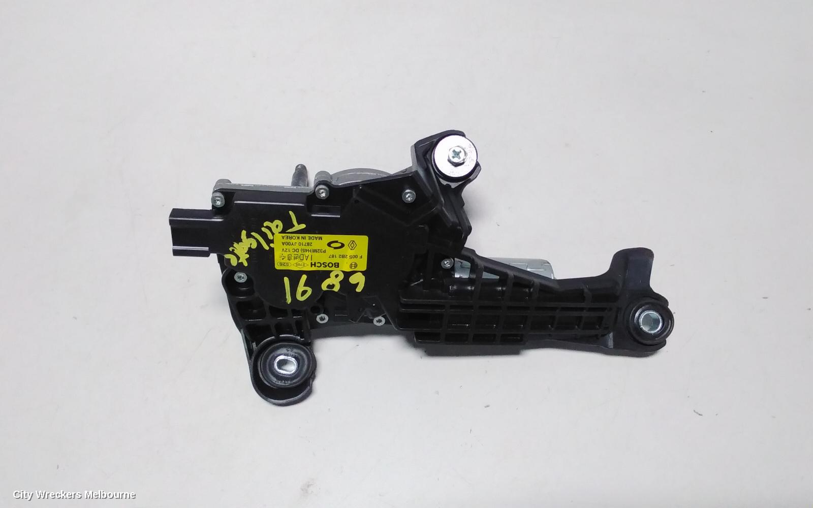 RENAULT KALEOS WIPER MOTOR, TAILGATE, H45, 09/2008 - 04/2016 - Image 3
