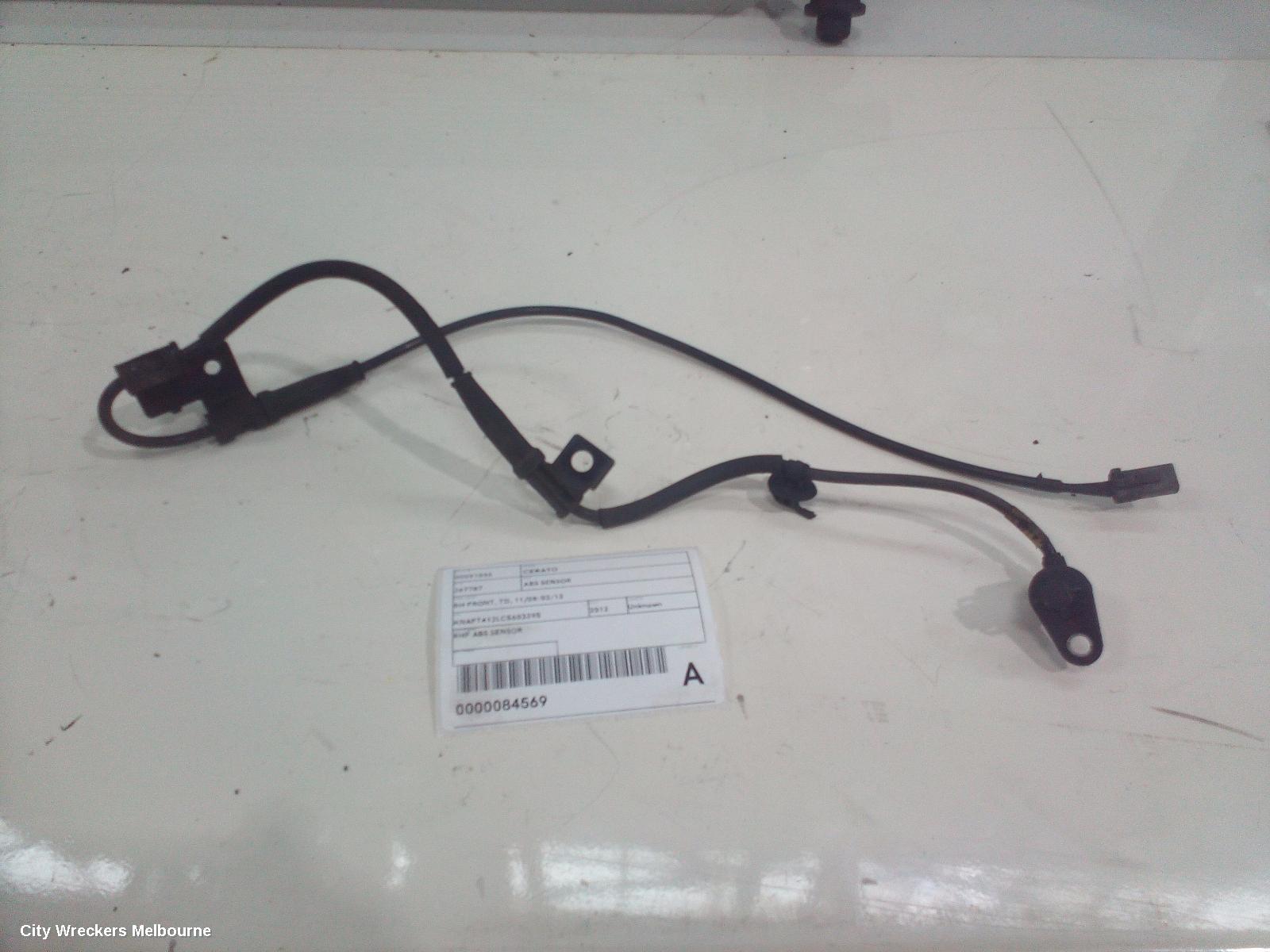 KIA CERATO ABS SENSOR, RH FRONT, TD, 11/2008 - 03/2013 - Image 1