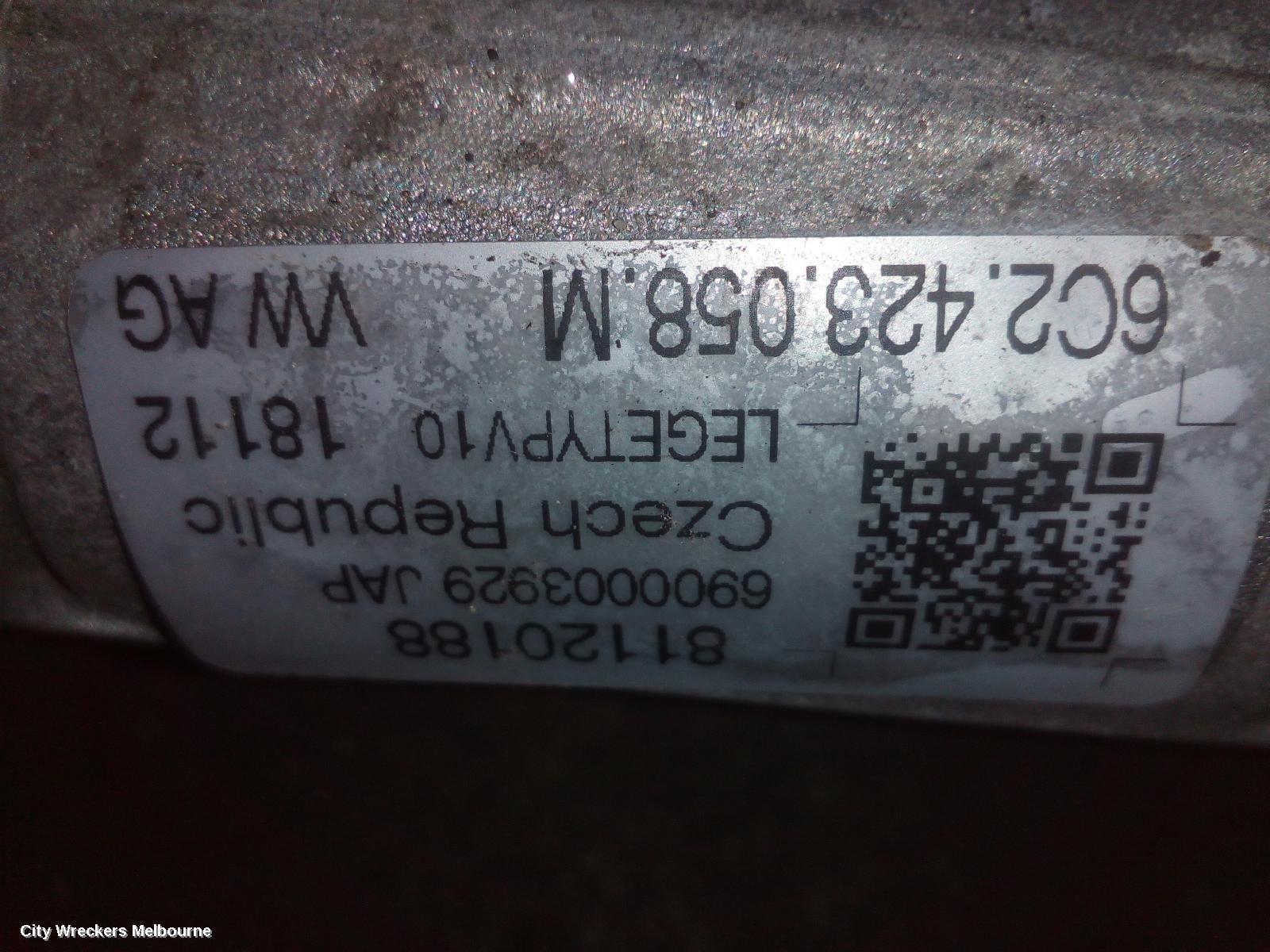 SKODA RAPID STEERING BOX/RACK, NH, 05/2014 - 12/2020 - Image 3