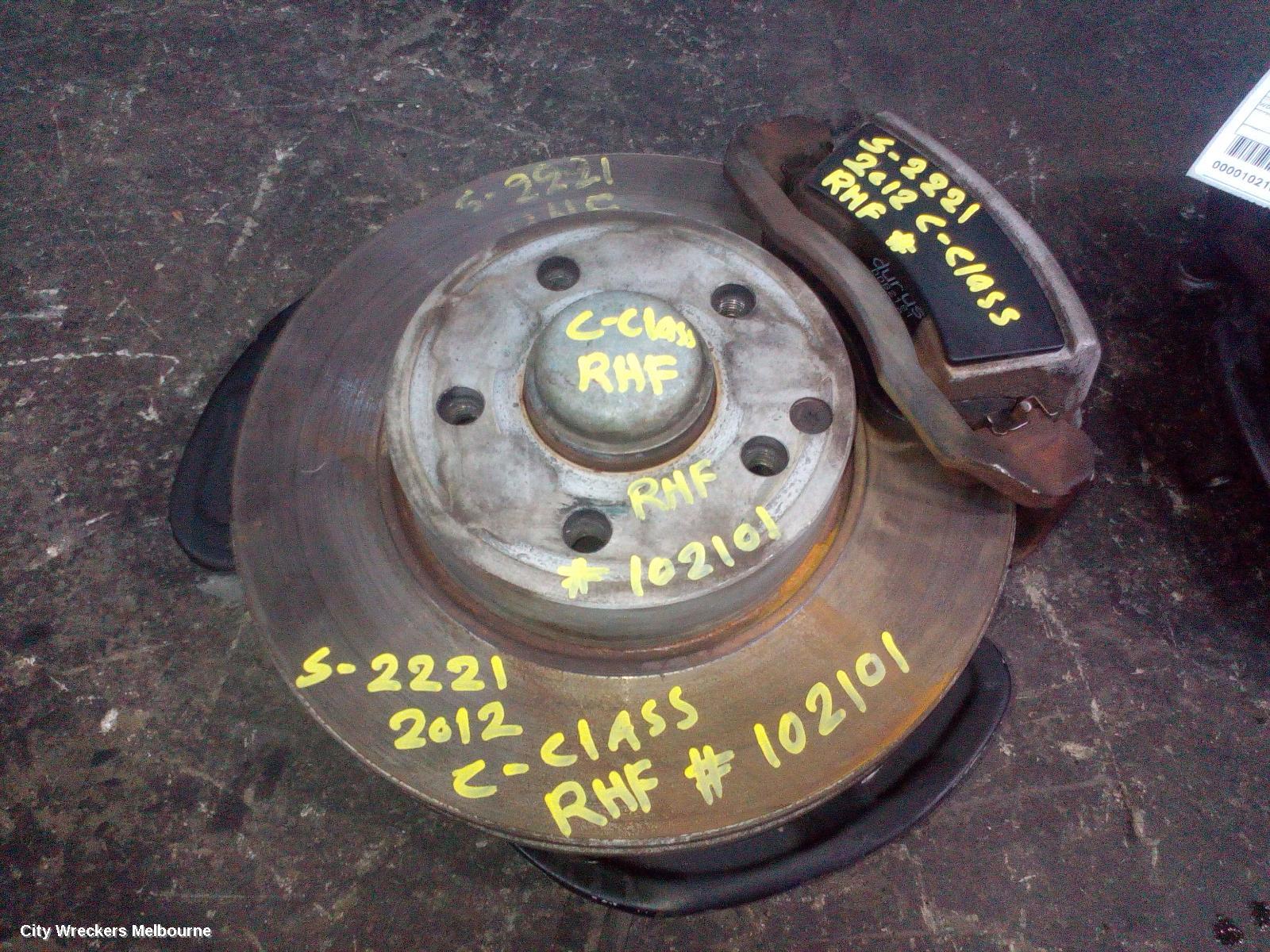 MERCEDES C CLASS RIGHT FRONT HUB ASSEMBLY, W204/S204/C204, NON AMG TYPE, 07/2007 - 01/2015 - Image 2