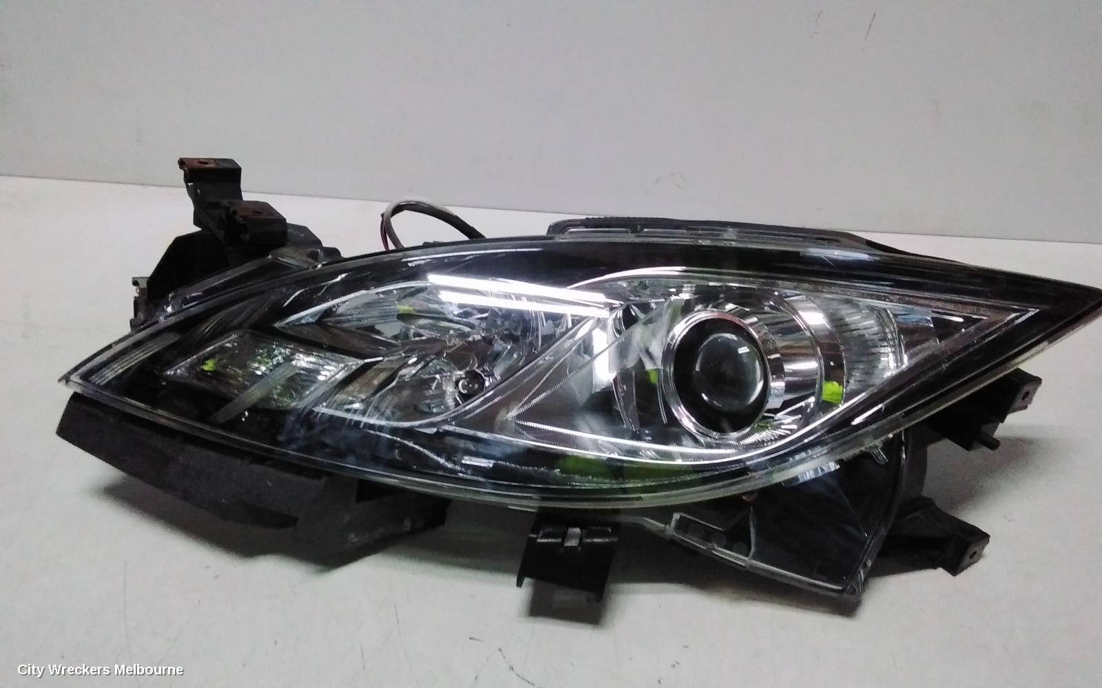 MAZDA 6 LEFT HEADLAMP, GH SII, XENON TYPE, LOW BEAM, BLACK INSERT, 03/2010 - 11/2012 - Image 2