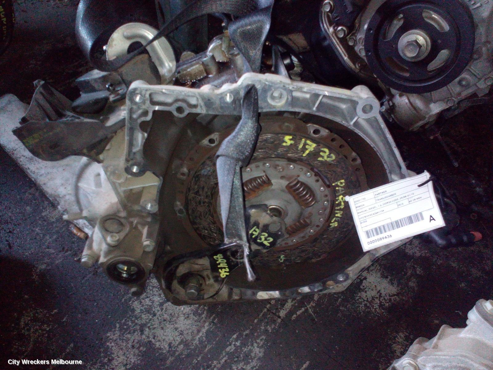 PEUGEOT PARTNER TRANS/GEARBOX, MANUAL, DIESEL, 1.6, 20DP33 CODE, 09/2008 - 01/2015 - Image 1