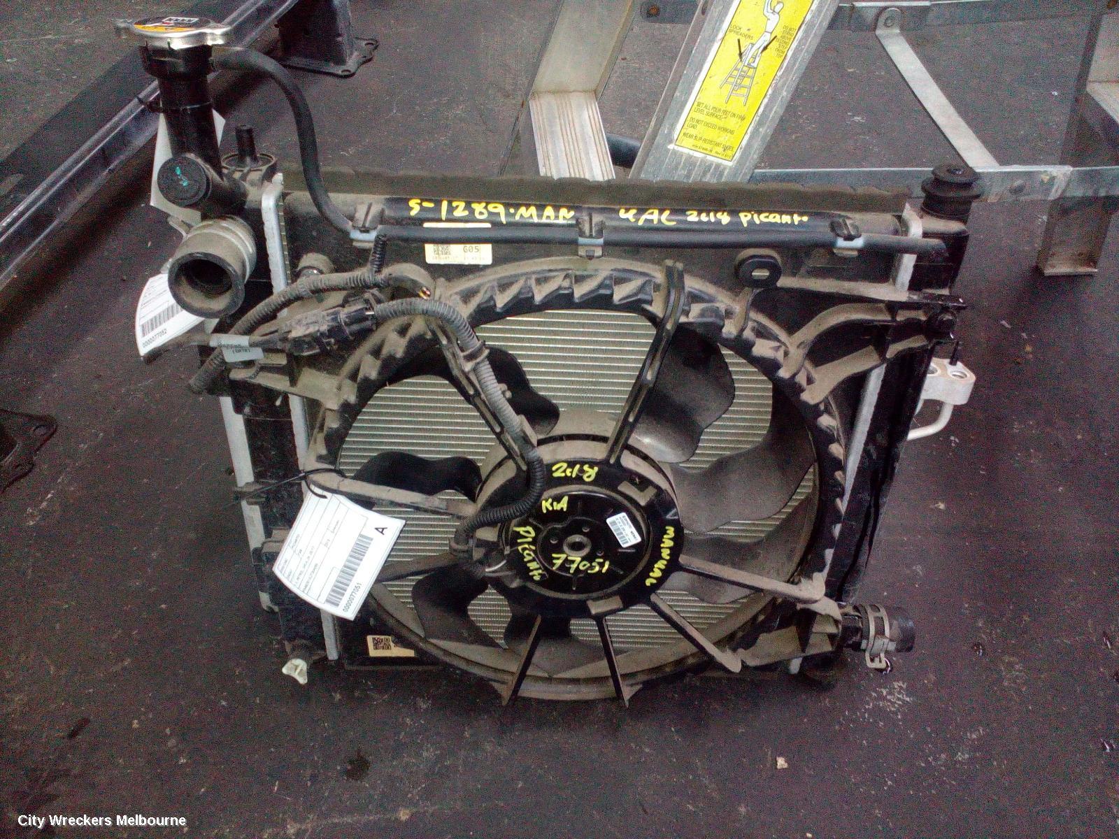 KIA PICANTO RADIATOR, MANUAL, 1.2, PETROL, JA, 05/2017 ONWARDS - Image 2
