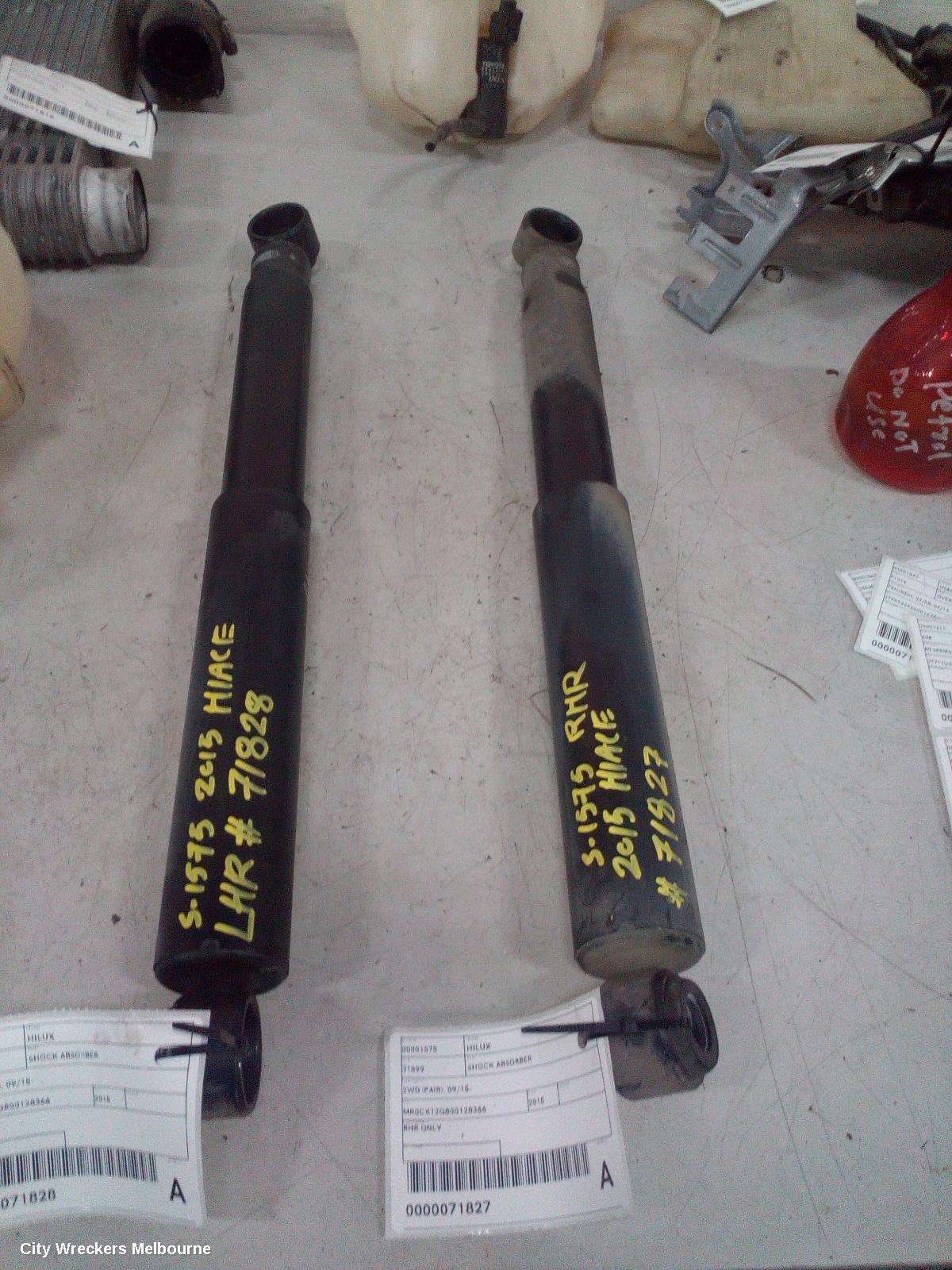 TOYOTA HILUX SHOCK ABSORBER, FACTORY, 2WD, REAR (RH SIDE), 03/2005 - 08/2015 - Image 2