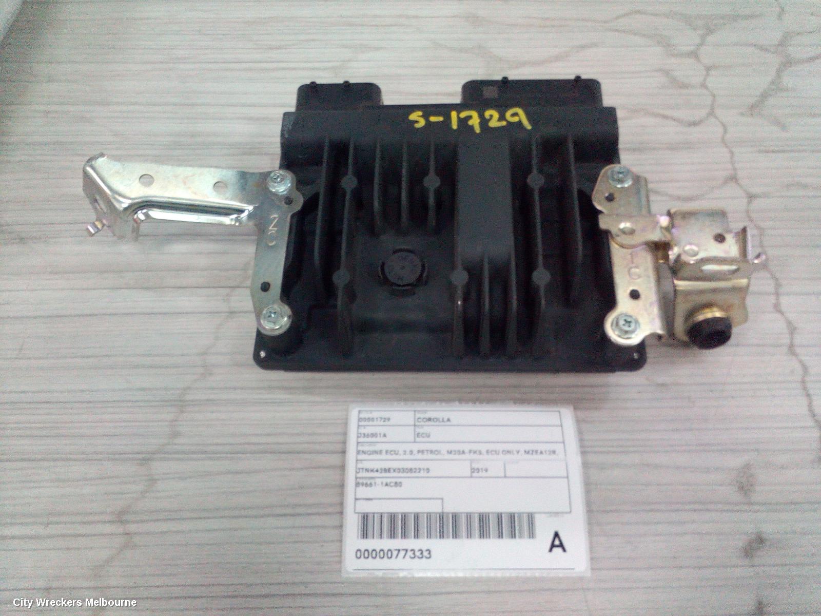 TOYOTA COROLLA ECU, ENGINE ECU, 2.0, PETROL, M20A-FKS, ECU ONLY, MZEA12R, 07/2018 ONWARDS - Image 3