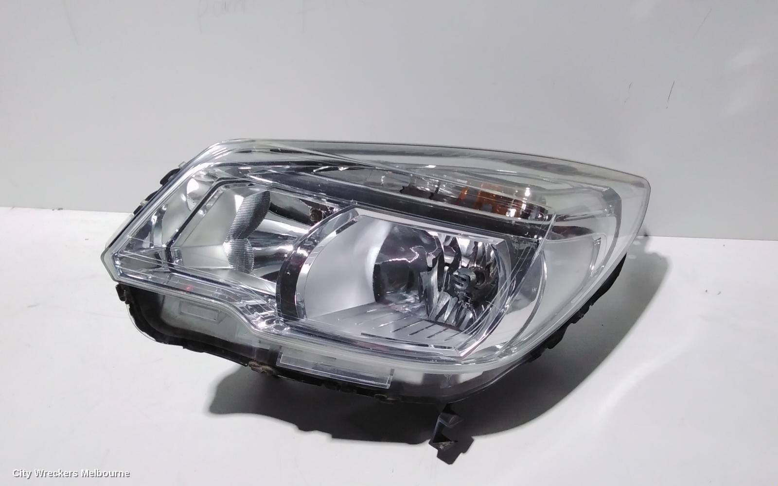 HOLDEN COLORADO LEFT HEADLAMP, RG/RG 7, HALOGEN TYPE, 01/2012 - 06/2016 - Image 1