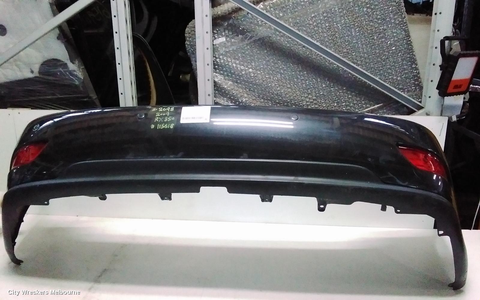 LEXUS RX SERIES REAR BUMPER, AL10, W/ PARK SENSORS TYPE, 12/2008 - 08/2015 - Image 1
