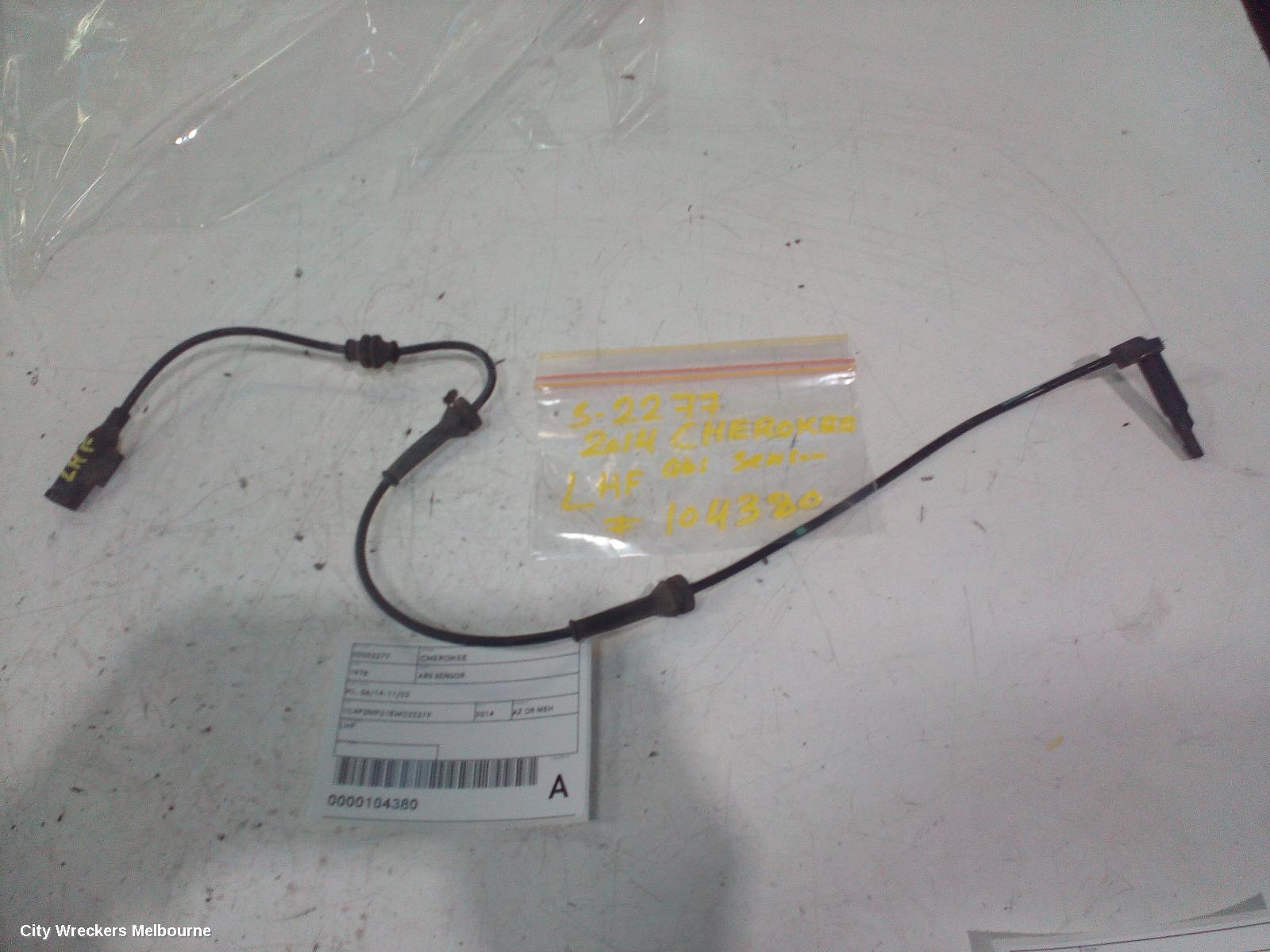JEEP CHEROKEE ABS SENSOR, KL, LH FRONT, AWD, 02/2014 - 11/2022 - Image 1