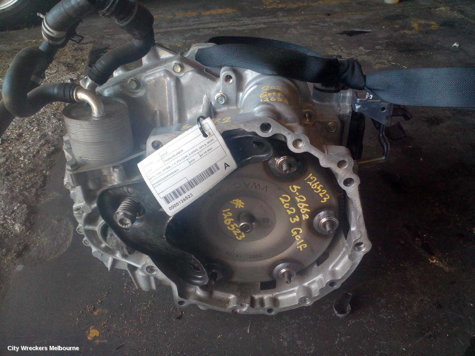 VOLKSWAGEN GOLF TRANS/GEARBOX, AUTO, FWD, PETROL, 1.4, VTS CODE, 8 SPEED, GEN 8, 09/2020 ONWARDS - Image 1