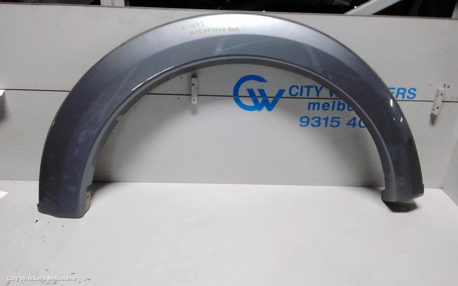 MITSUBISHI TRITON WHEEL ARCH FLARE, MQ, RH REAR, 04/2015 ONWARDS - Image 1