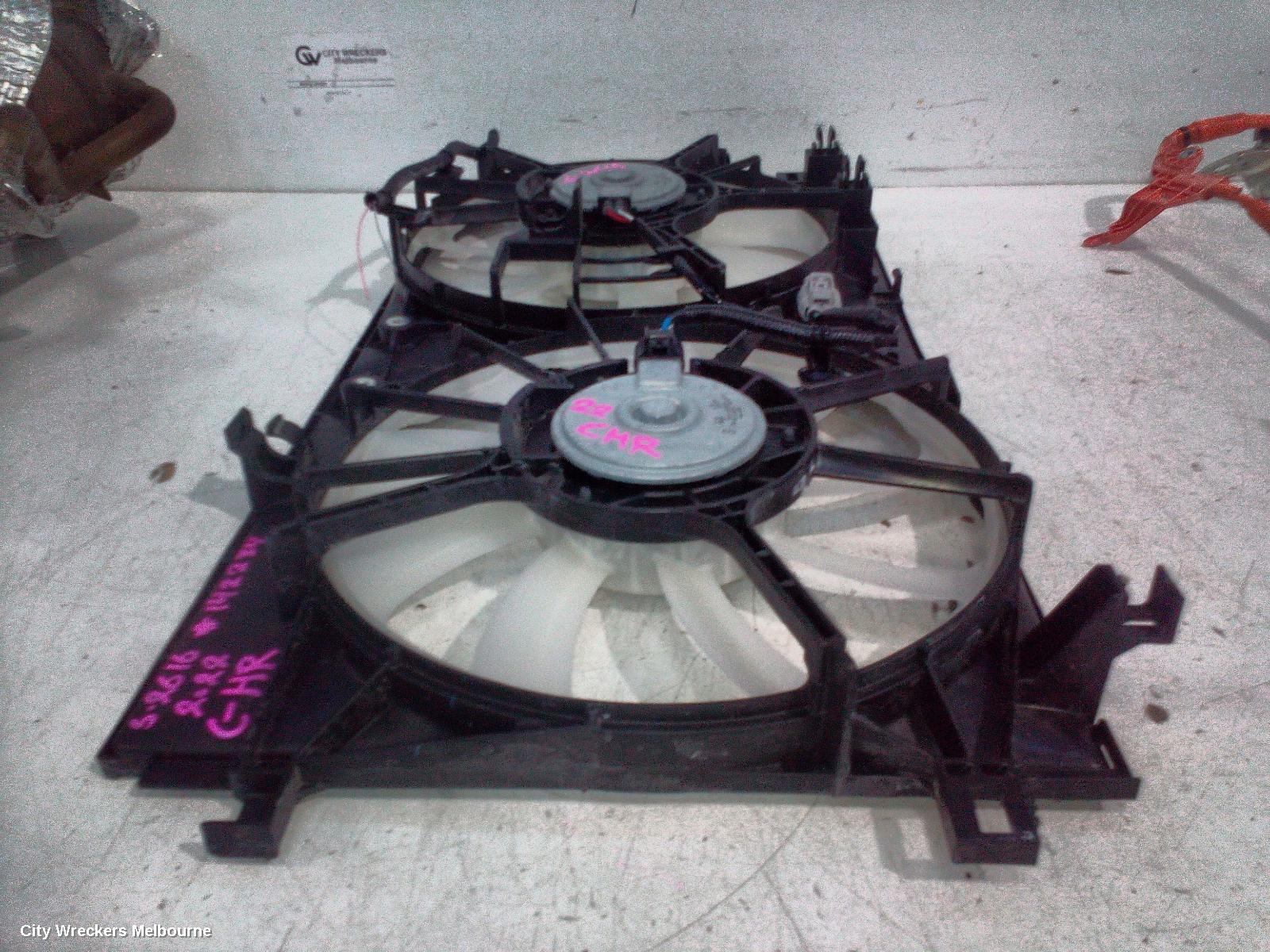 TOYOTA C-HR FAN, DUAL FAN ASSY, 1.8, PETROL, ZYX10R, 10/2019 ONWARDS - Image 1