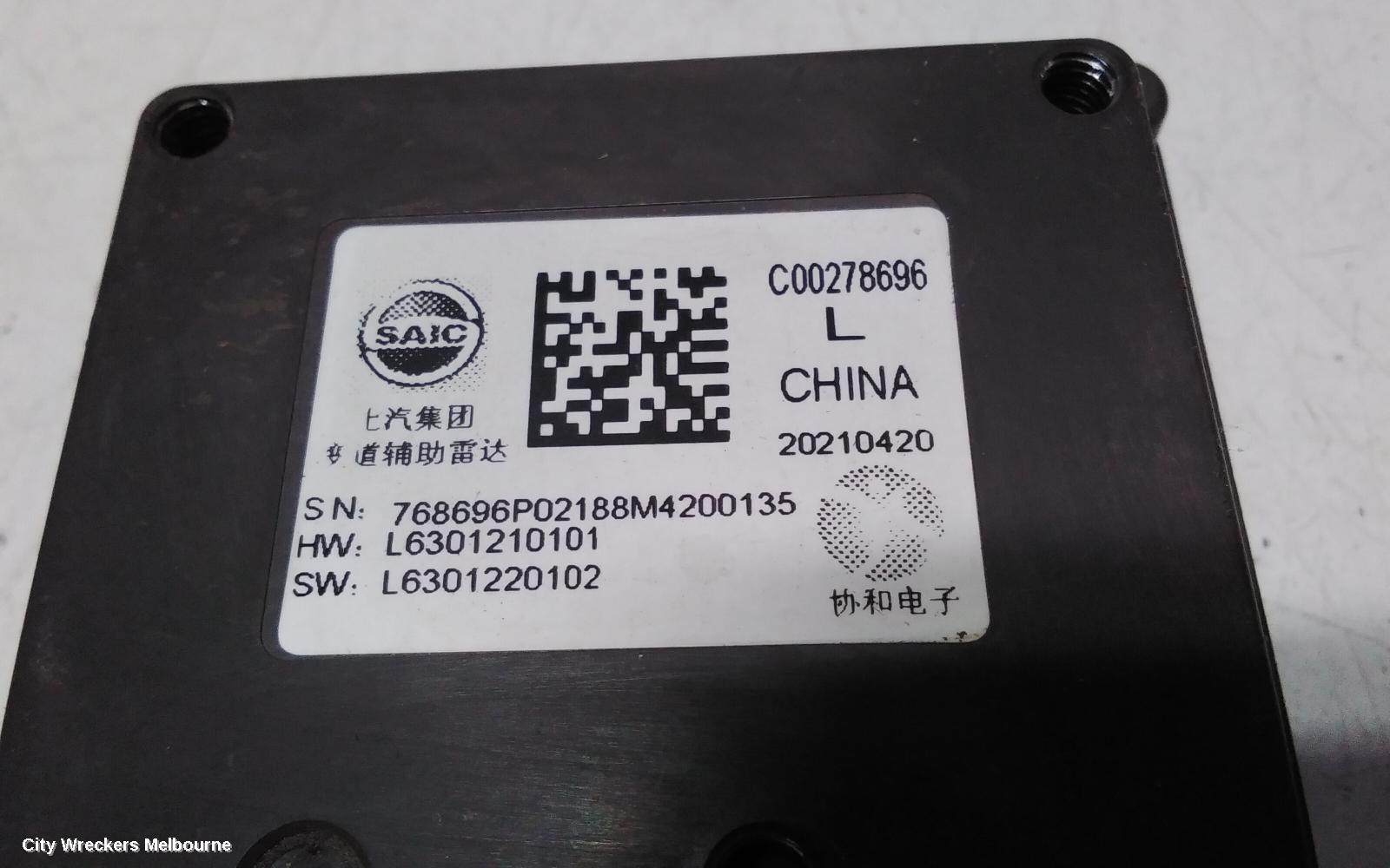 LDV DELIVER 9, OTHER SWITCH, 07/2020 ONWARDS, REAR LHS RADAR SENSOR ~ C00278696 SN: 768696P02188M4200135: 114243 - Image 3