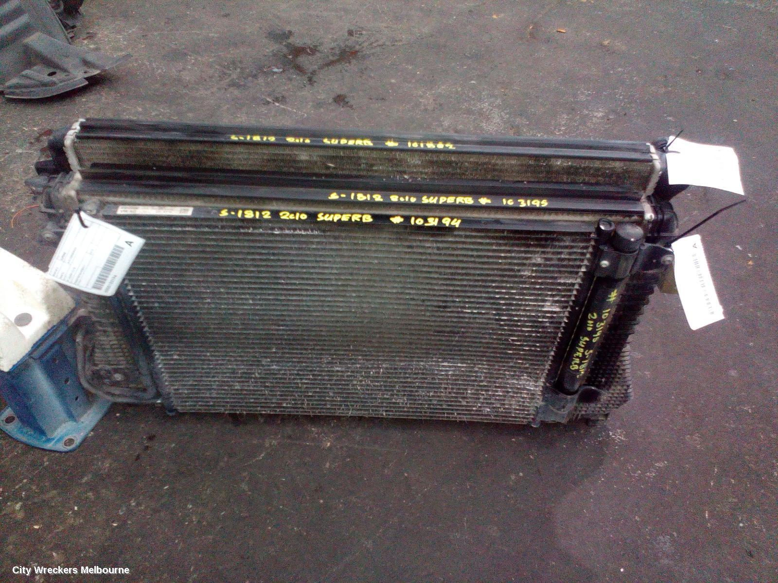 SKODA SUPERB INTERCOOLER, 2.0, DIESEL, 3T, 03/2009 - 12/2015 - Image 1