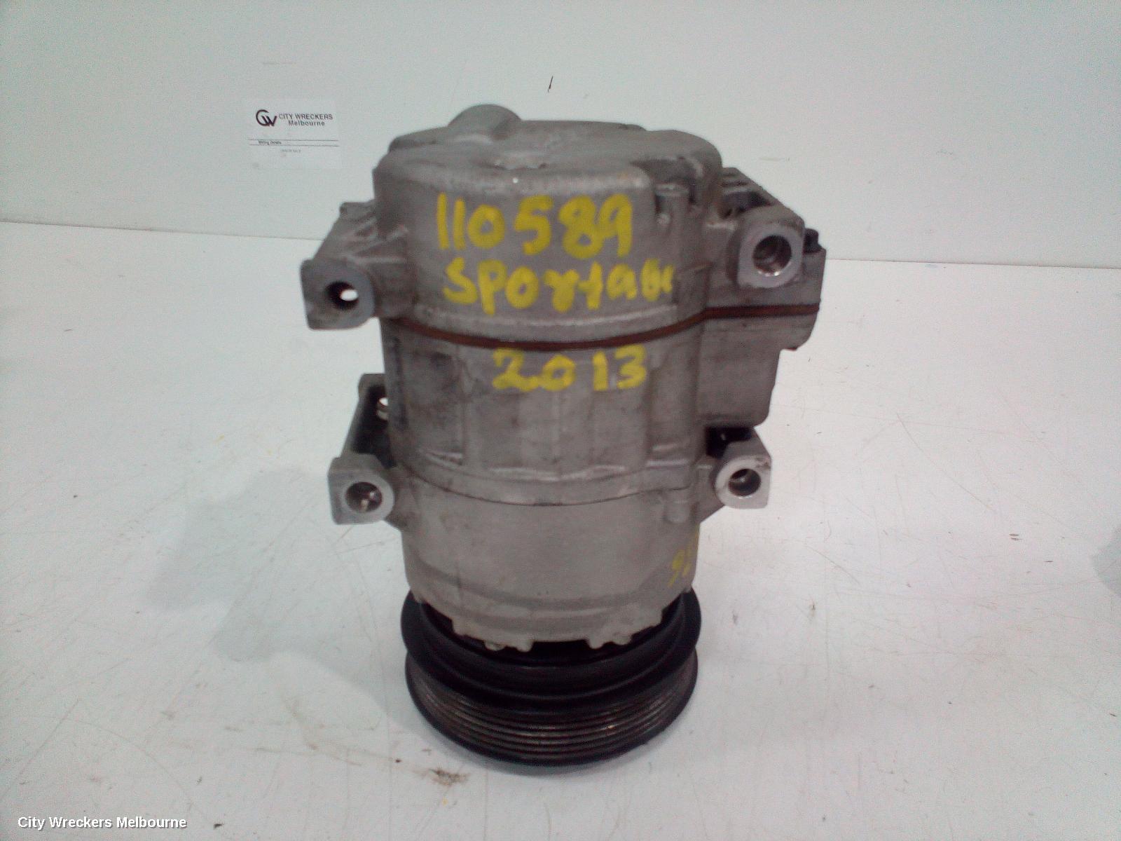 KIA SPORTAGE A/C COMPRESSOR, SL, 2.0, G4KD, PETROL, HCC BRAND, 05/2010 - 04/2014 - Image 1