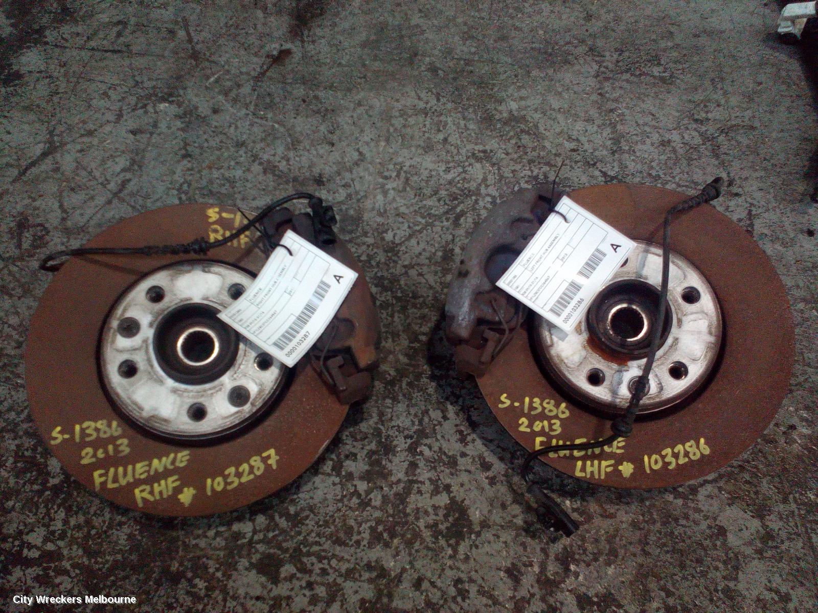 RENAULT FLUENCE RIGHT FRONT HUB ASSEMBLY, X38 09/2010 - 01/2016 - Image 3