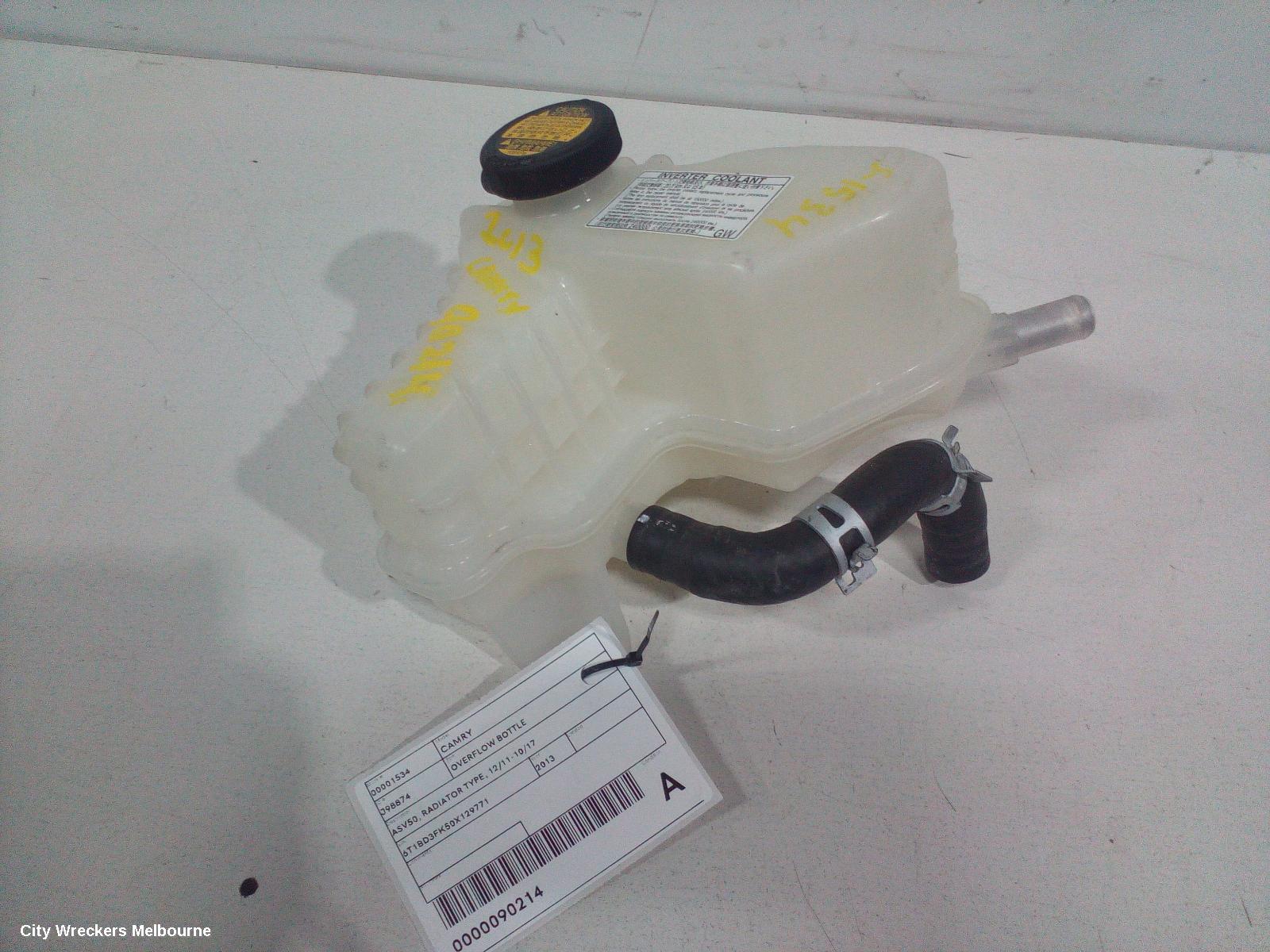 TOYOTA CAMRY OVERFLOW BOTTLE, ASV50, RADIATOR TYPE, 12/2011 - 10/2017 - Image 1