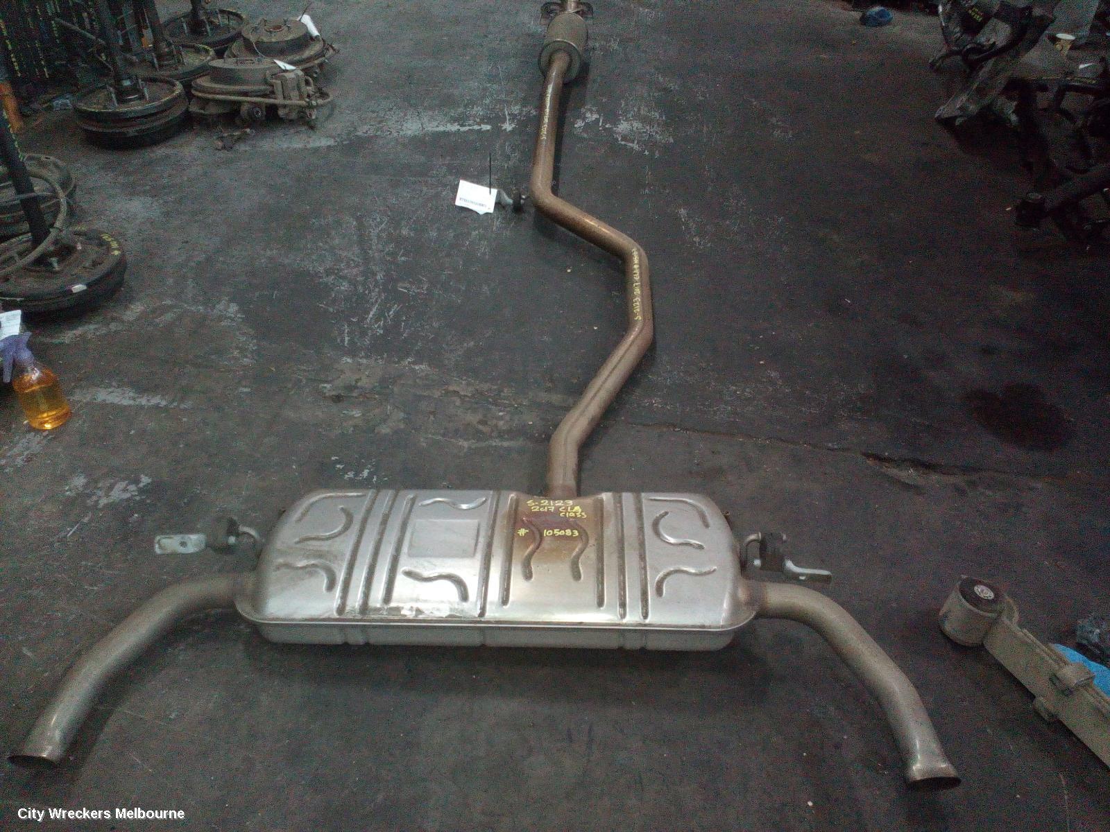 MERCEDES CLA CLASS EXHAUST SYSTEM, C117, 10/2013 - 02/2019 - Image 1