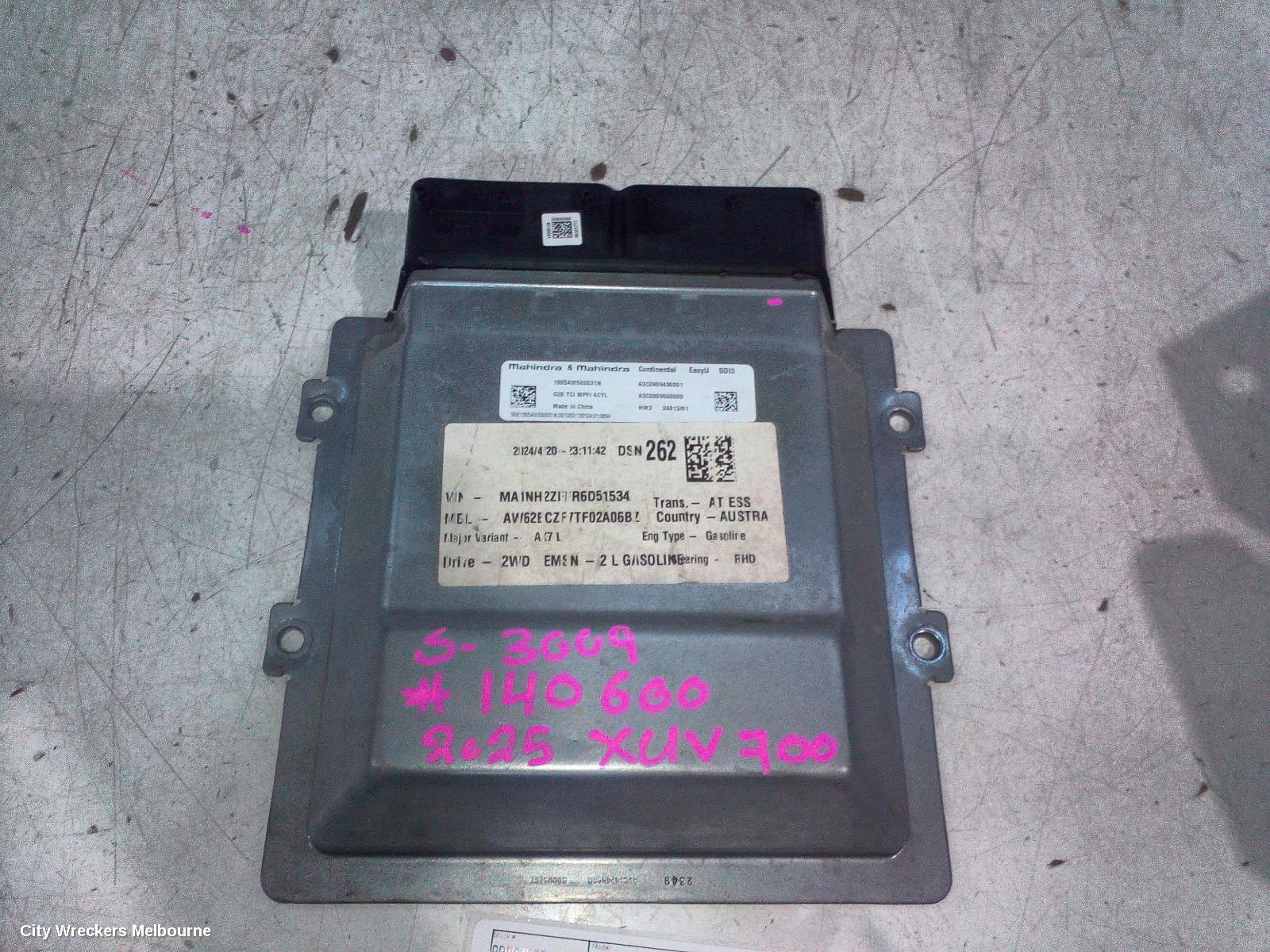 MAHINDRA XUV700 ECU, W601, 01/2023 ONWARDS - Image 2