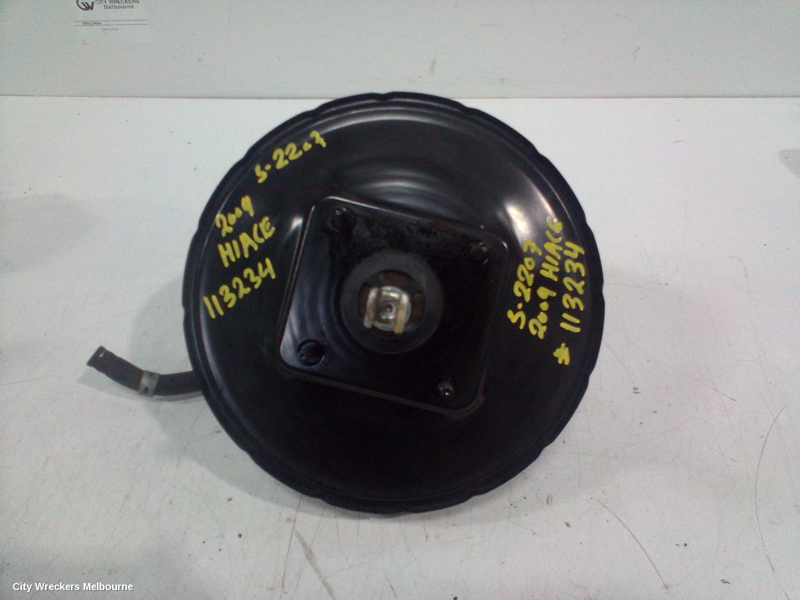 TOYOTA HIACE BRAKE BOOSTER, TRH, PETROL, 2.7, 2TR-FE, AUTO, 03/2005 - 10/2010 - Image 1