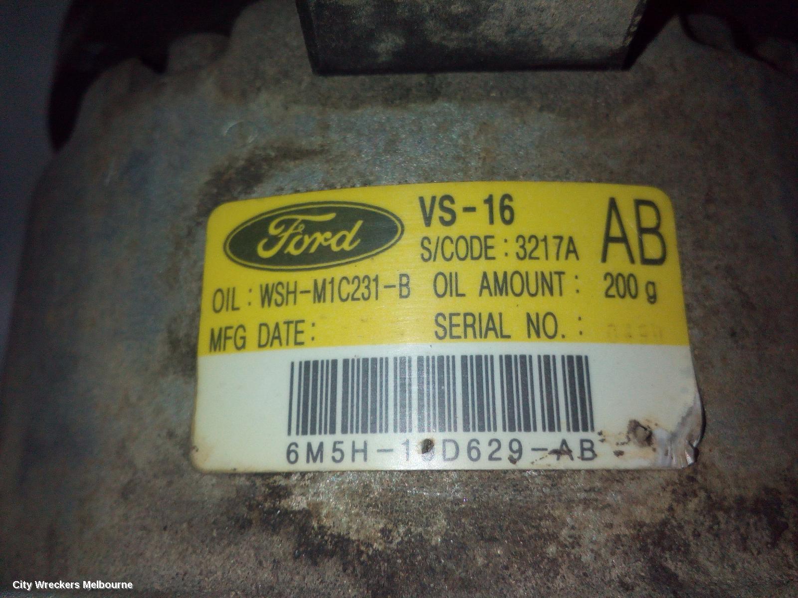 FORD FOCUS A/C COMPRESSOR, LT, 2.0, PETROL, 05/2007 - 04/2009 - Image 2