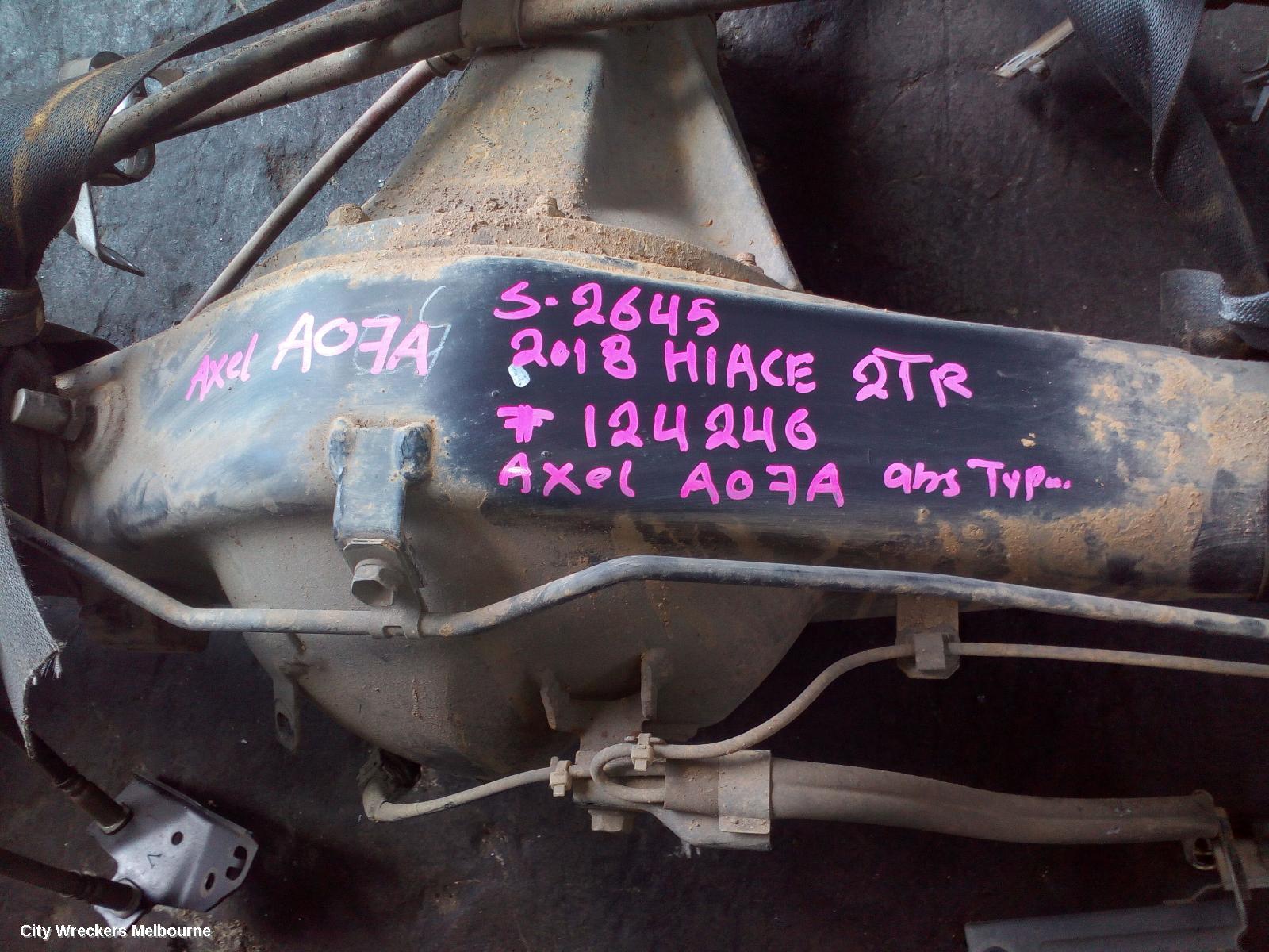 TOYOTA HIACE REAR DIFF ASSEMBLY, PETROL, TRH, LWB, 4.875 RATIO (A07A CODE), ABS TYPE, 03/2015 - 04/2019 - Image 3