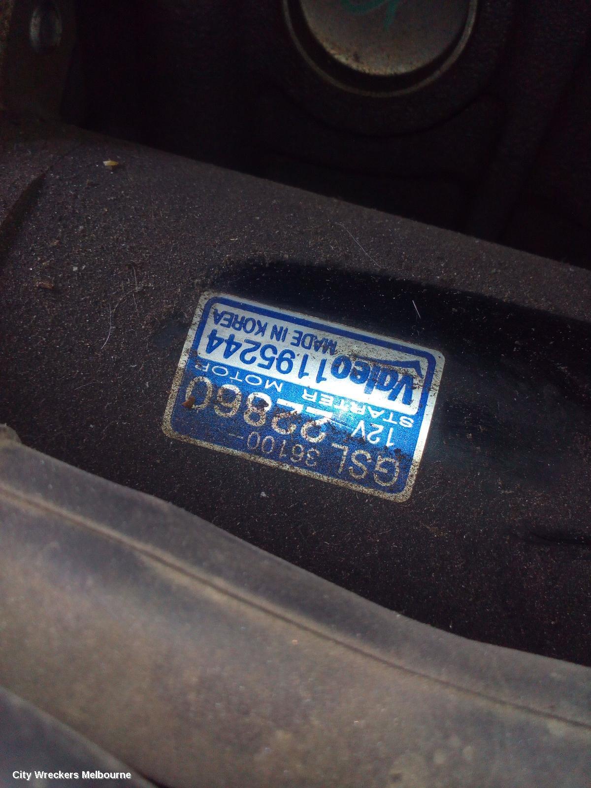 HYUNDAI GETZ STARTER, PETROL, AUTO T/M, TB, 10/2008 - 09/2011 - Image 2