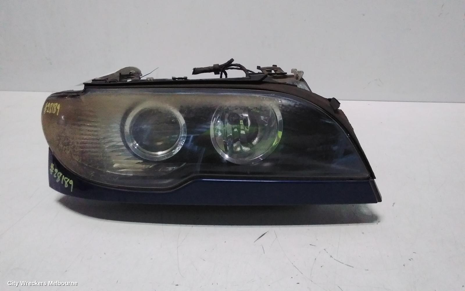 BMW 3 SERIES RIGHT HEADLAMP, E46, CPE/CAB, STANDARD, CLEAR FLASHER, 03/2003 - 07/2006 - Image 3