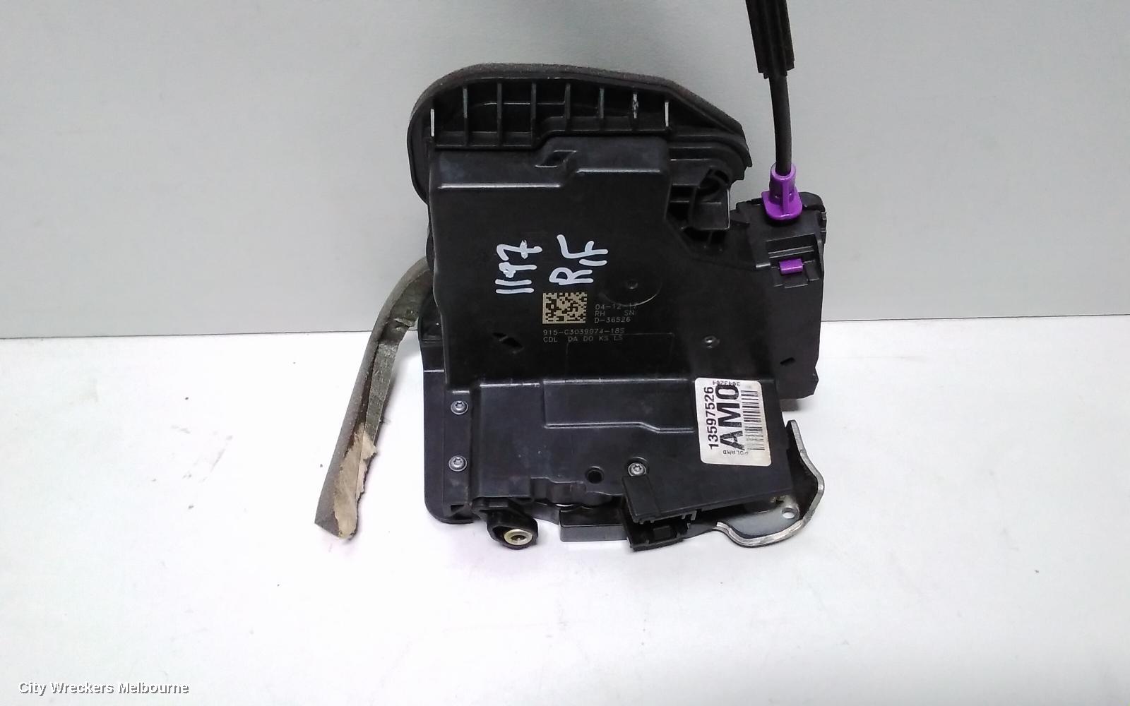HOLDEN COMMODORE DOOR/BOOT/GATE LOCK, RIGHT FRONT DOOR LOCK, ZB, 10/2017 - 12/2020 - Image 2
