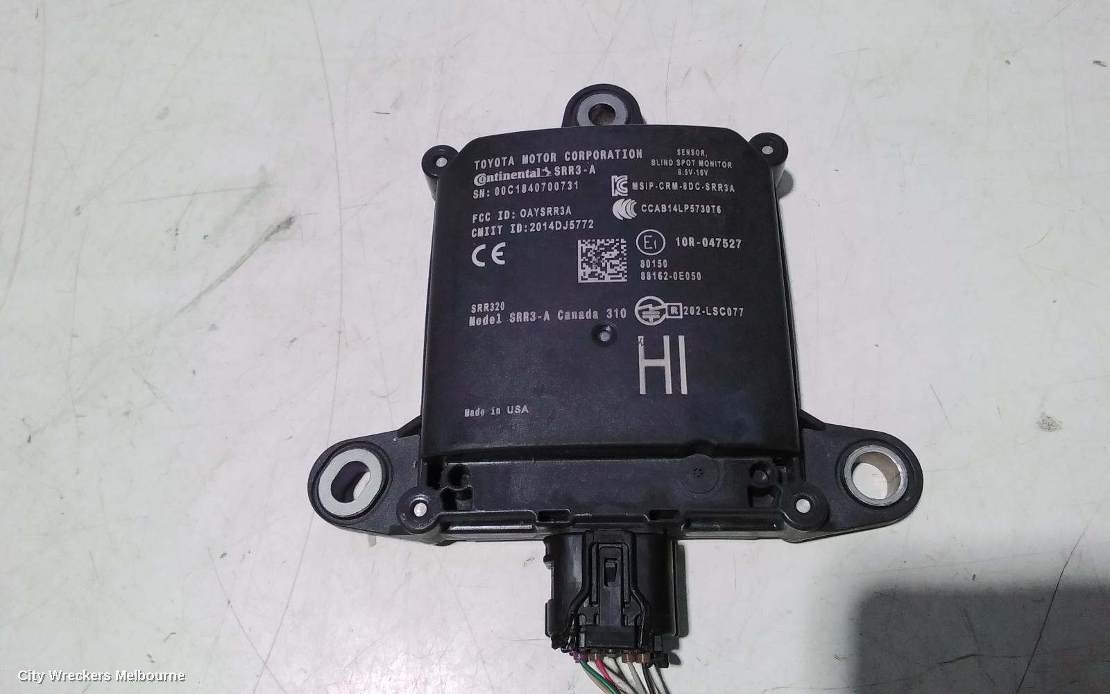 TOYOTA KLUGER, XU50 SERIES, 03/2014 - 02/2021, LHR BLIND SPOT MODULE: 98384 - Image 2