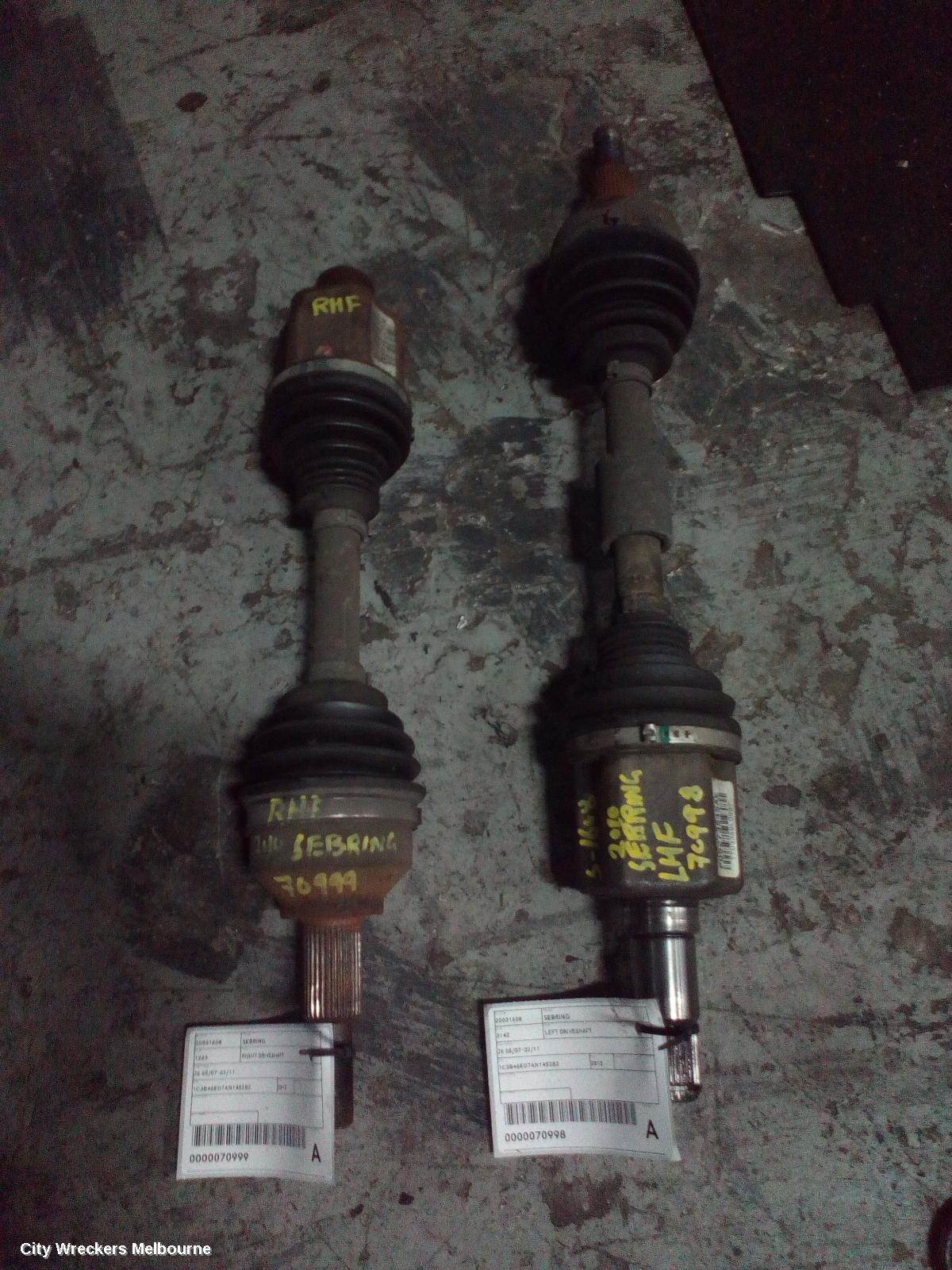 CHRYSLER SEBRING RIGHT DRIVESHAFT, JS, 05/2007 - 02/2011 - Image 3