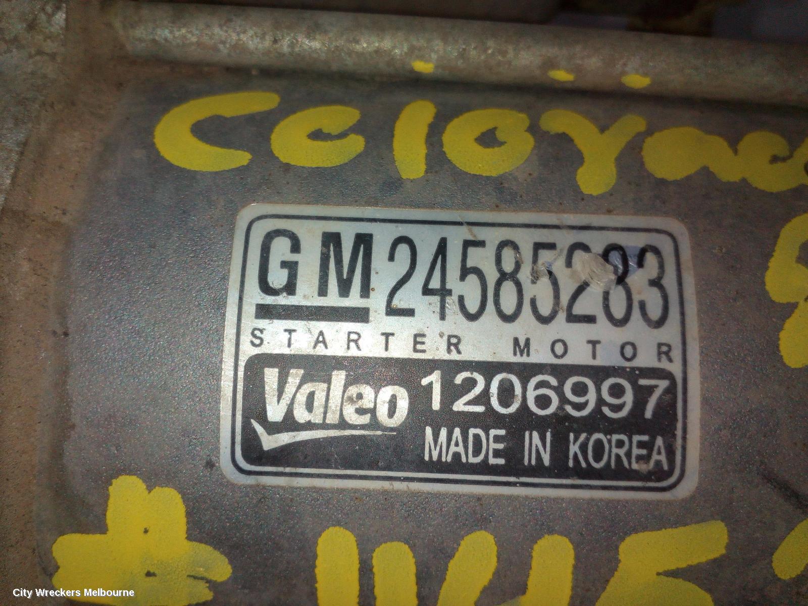 HOLDEN COLORADO STARTER, DIESEL, RG/RG7, 07/2016 - 12/2020 - Image 3