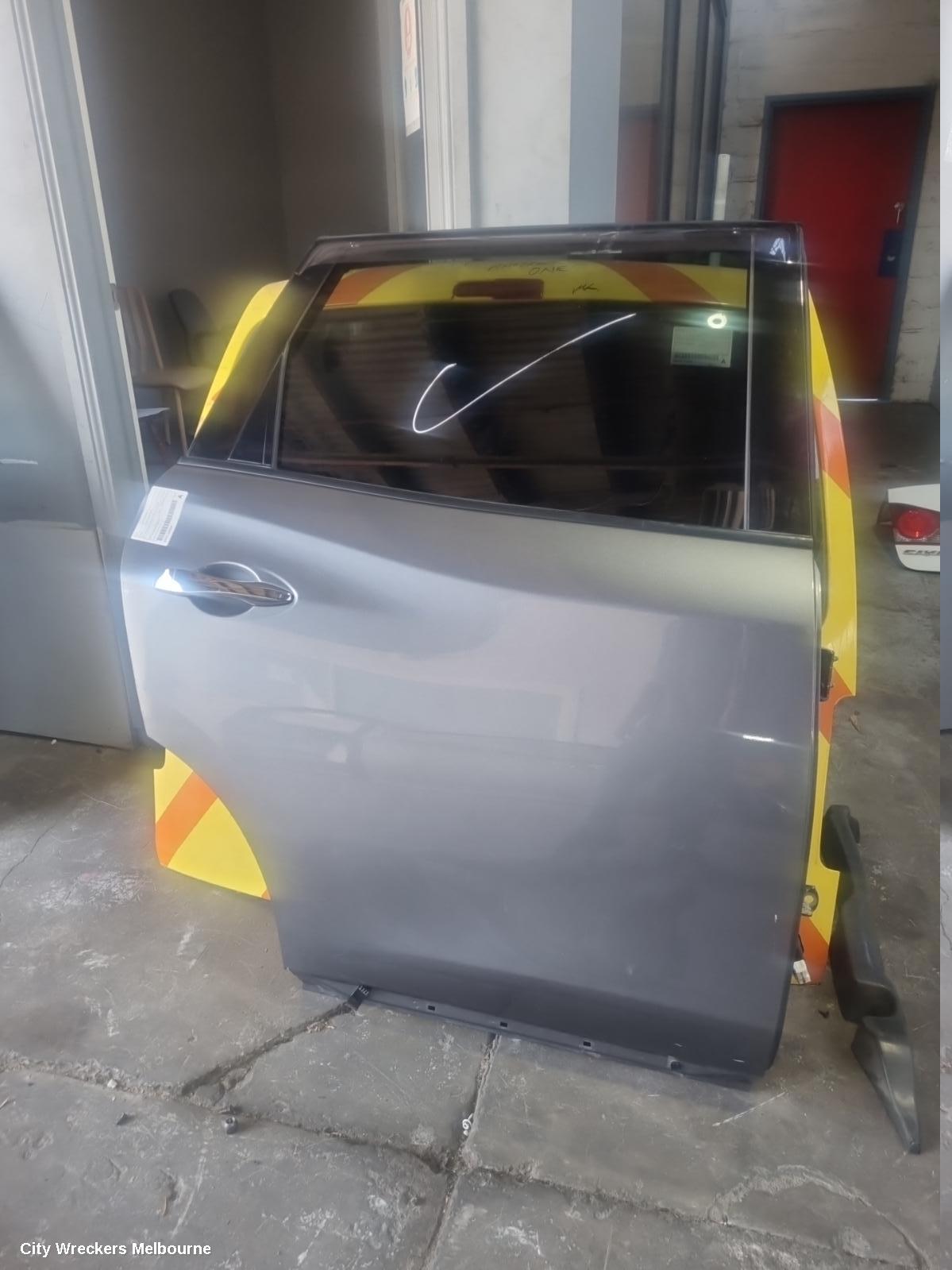 NISSAN PATHFINDER RIGHT REAR DOOR, R52, NON CHROME MOULD TYPE, 06/2013 - 04/2021 - Image 2