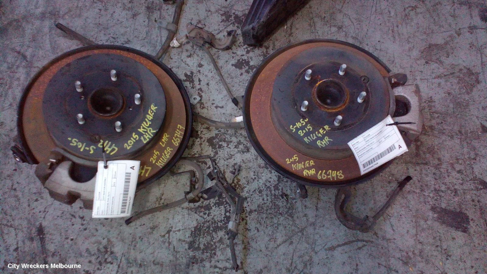 TOYOTA KLUGER LEFT REAR HUB ASSEMBLY, GSU50/GSU55, FWD, 03/2014 ONWARDS - Image 2