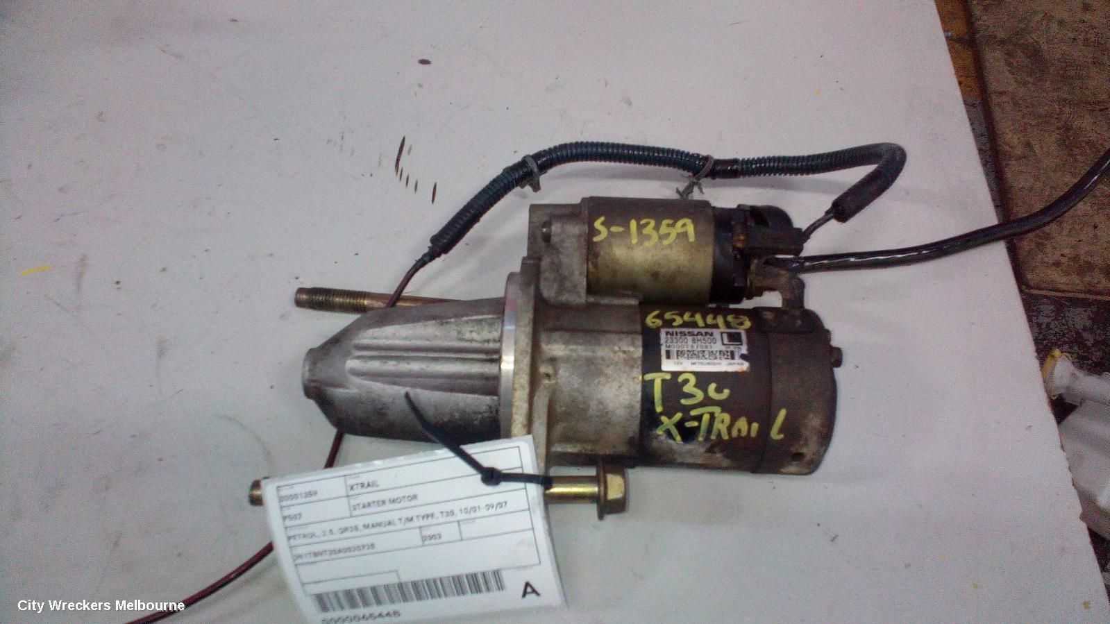 NISSAN XTRAIL STARTER, PETROL, 2.5, QR25, MANUAL T/M TYPE, T30, 10/2001 - 09/2007 - Image 3