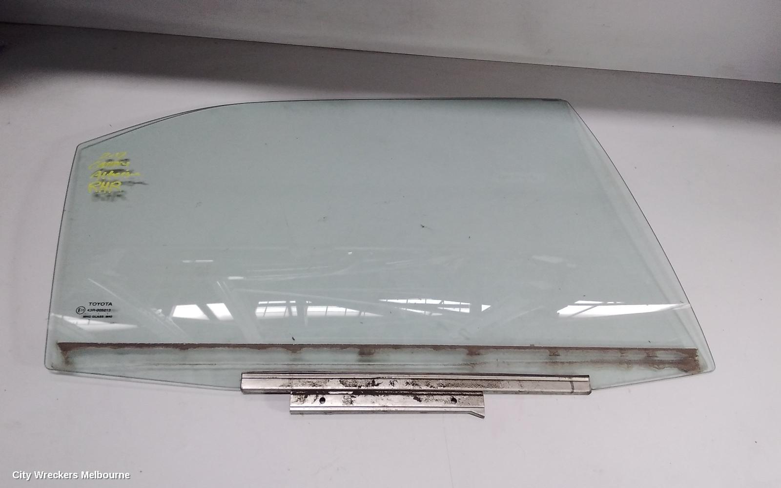 TOYOTA CAMRY RIGHT REAR DOOR WINDOW, ASV50/AVV50, POWER, 12/2011 - 10/2017 - Image 1