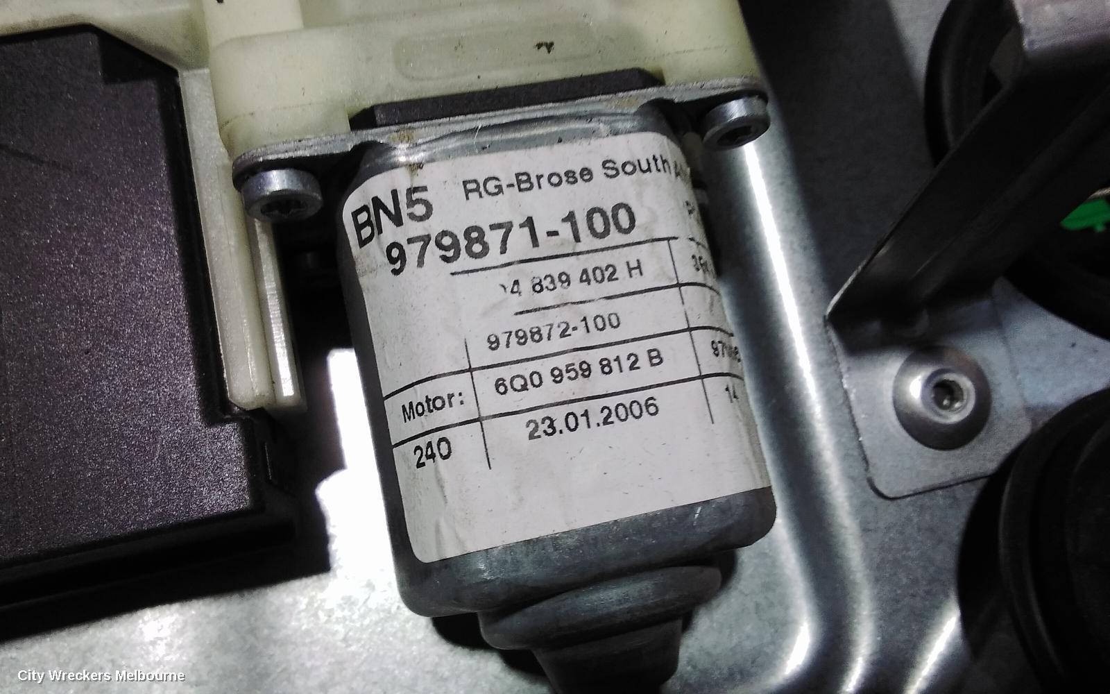 VOLKSWAGEN GOLF RIGHT REAR WND REG/MOTOR, 5DR HATCH 09/1998 - 04/2004 - Image 3