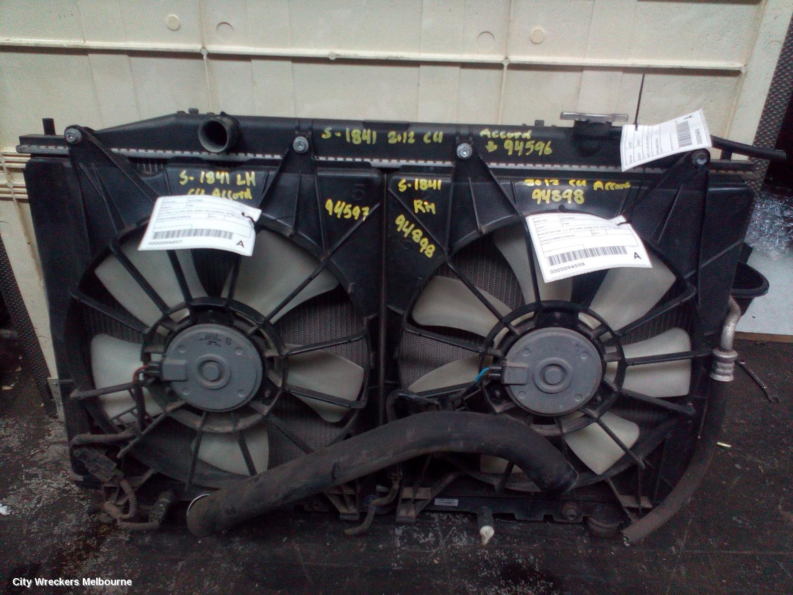 HONDA ACCORD FAN, RADIATOR FAN, 2.4, 8TH GEN, EURO (VIN JHMCU), 06/2008 - 12/2015 - Image 3