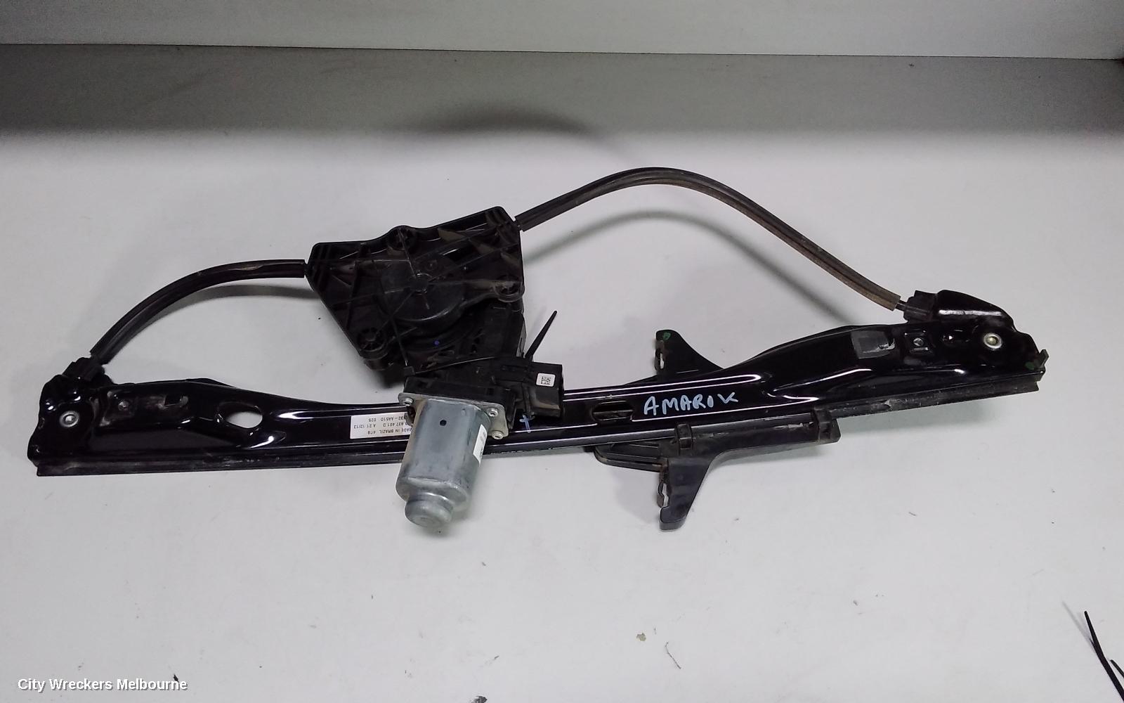 VOLKSWAGEN AMAROK LEFT FRONT WINDOW REG/MOTOR, 2H, 12/2010 ONWARDS - Image 1