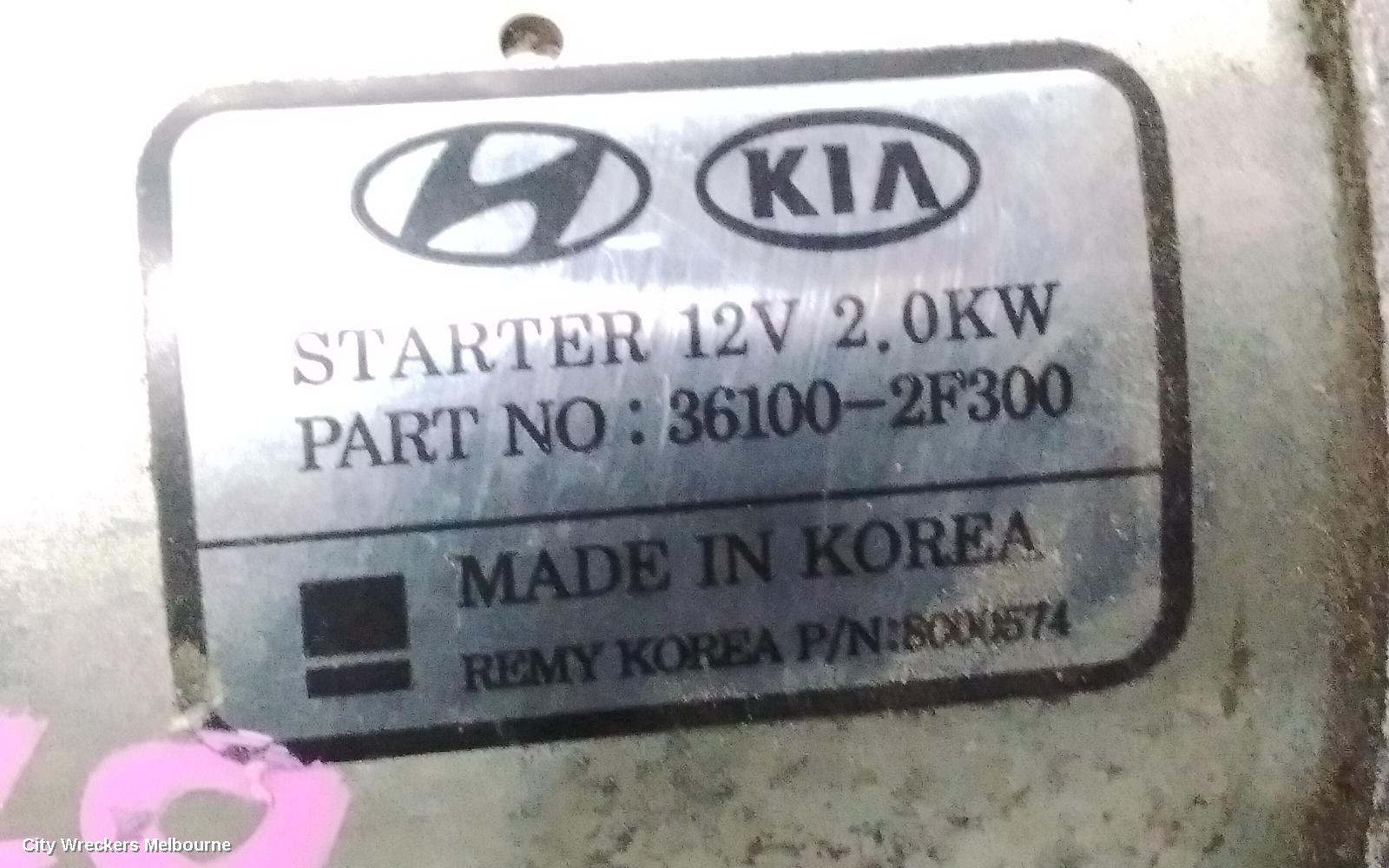 KIA CARNIVAL/GRAND CARNIVAL STARTER, DIESEL, 2.2, D4HB, TURBO, YP, 02/2015 - 10/2020 - Image 2