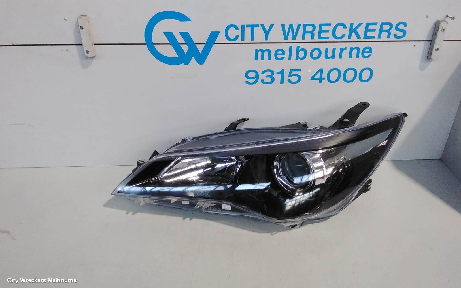TOYOTA CAMRY LEFT HEADLAMP, ASV50/AVV50, ATARA SL/HYBRID, BLACK INSERT TYPE, 05/2015 - 10/2017 - Image 1