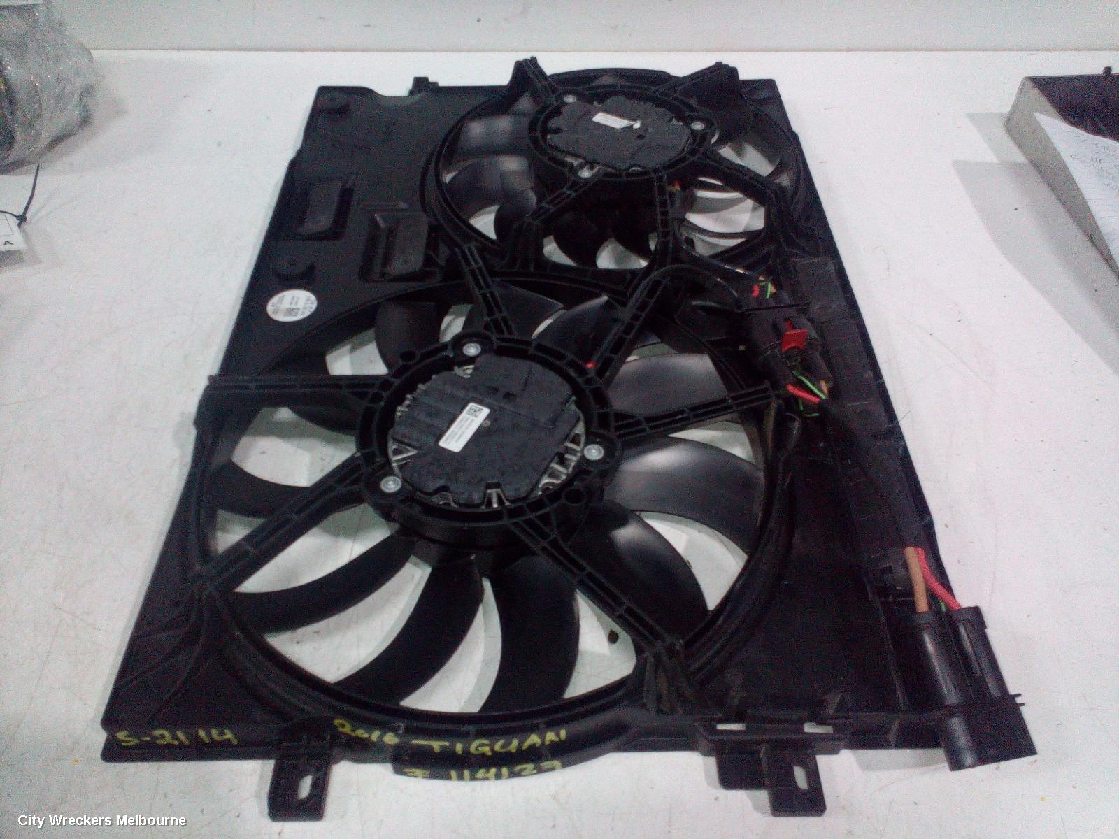 VOLKSWAGEN TIGUAN FAN, DUAL FAN ASSY, 1.4, PETROL, CZEA CODE, 5NA, 06/2016 ONWARDS - Image 1