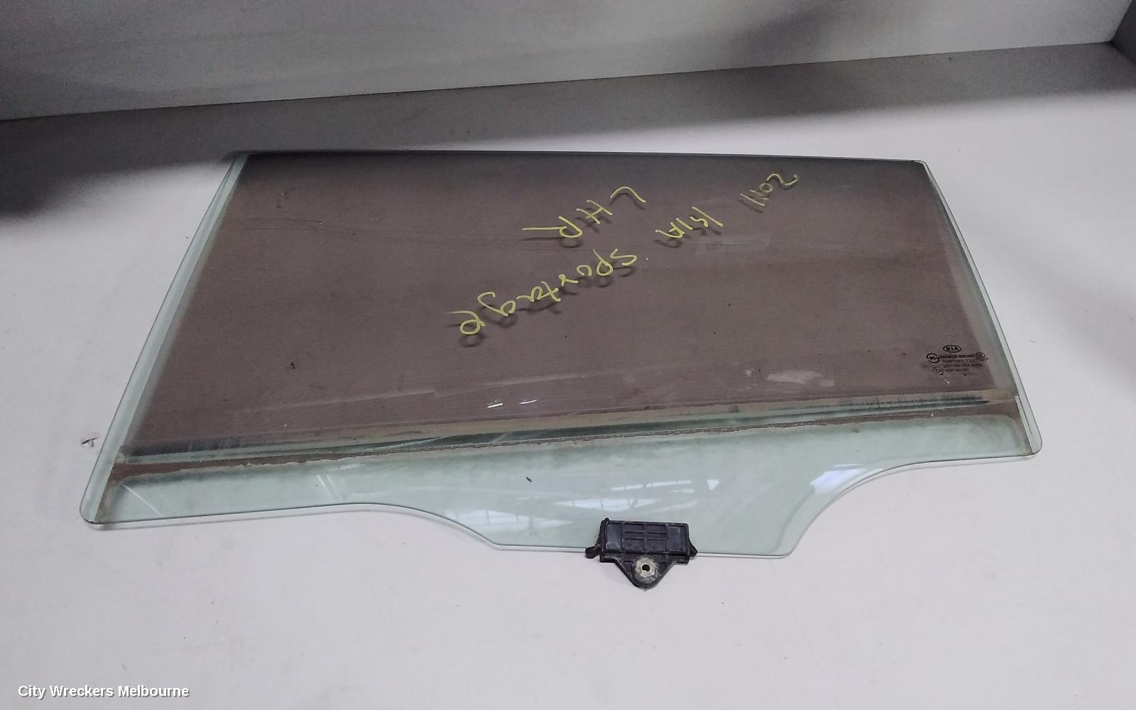 KIA SPORTAGE LEFT REAR DOOR WINDOW, SL, 05/2010 - 10/2015 - Image 1