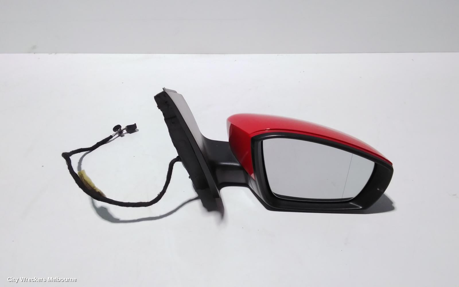 VOLKSWAGEN POLO RIGHT DOOR MIRROR, 6R, HEATED TYPE, 05/2010 - 05/2014 - Image 1